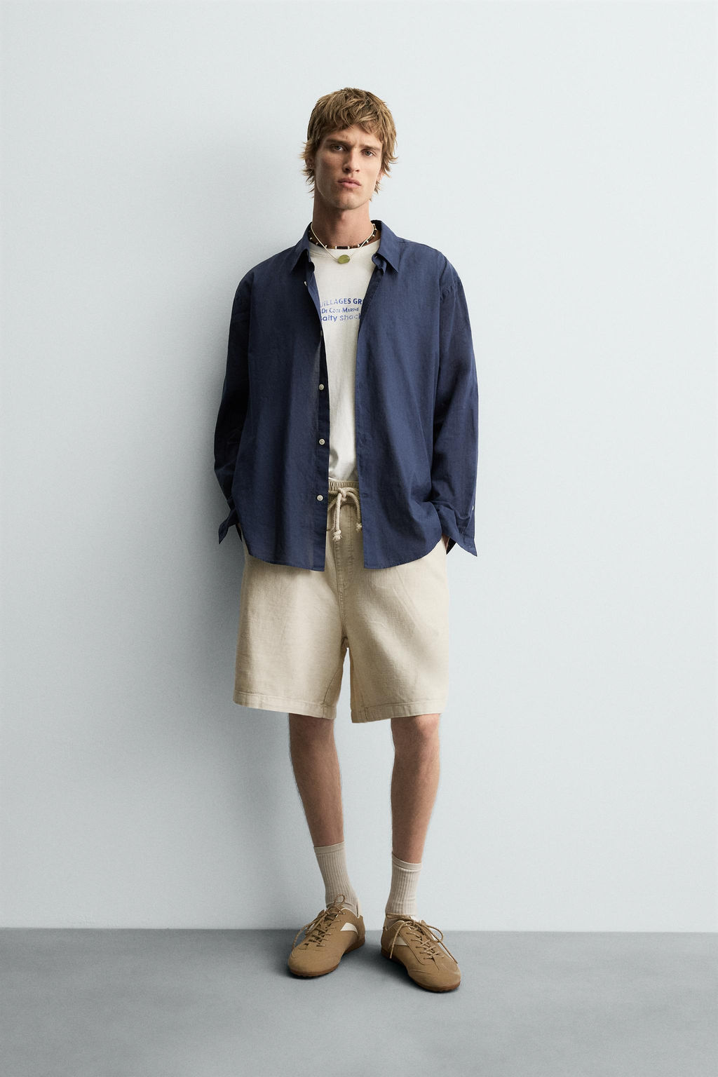 FADED RELAXED FIT BERMUDA SHORTS