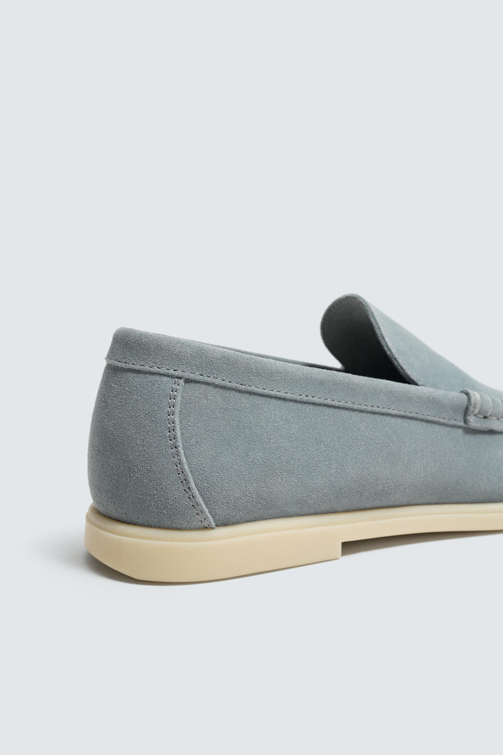 MOCAS?N PIEL CASUAL / Azul Claro - Zara фото 6