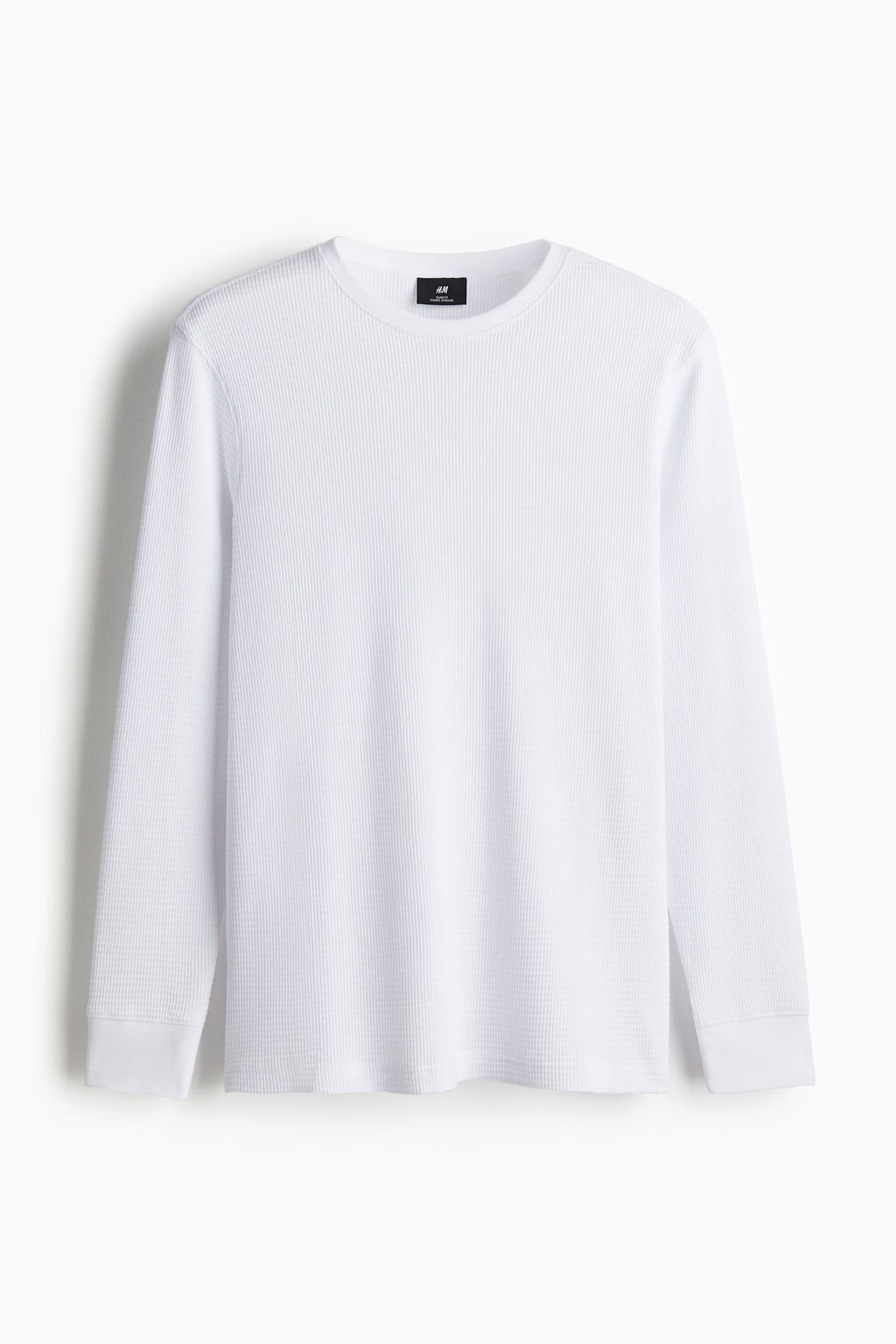 Camiseta en punto gofrado Slim Fit - H&m фото 5
