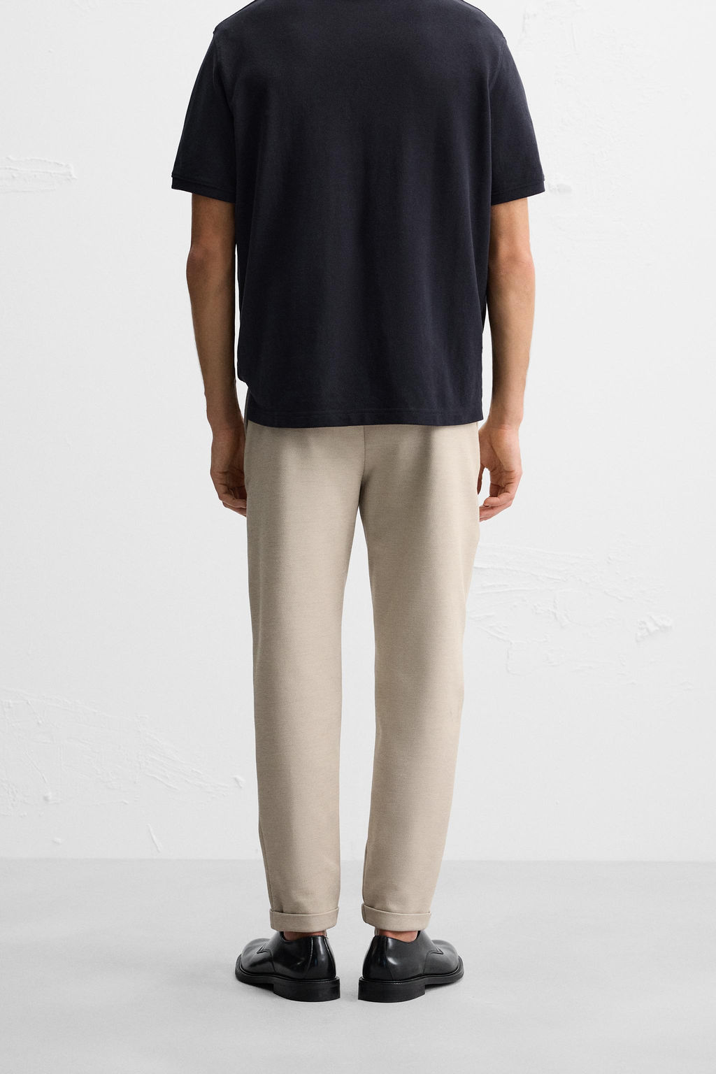 EASY CARE JOGGER WAIST TROUSERS - Zara фото 3