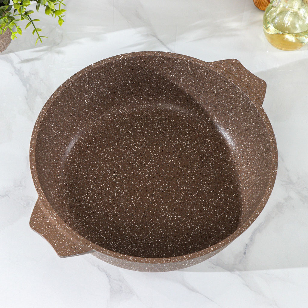 ГРАНИТ BROWN Жаровня 4,0 л, арт. 34806