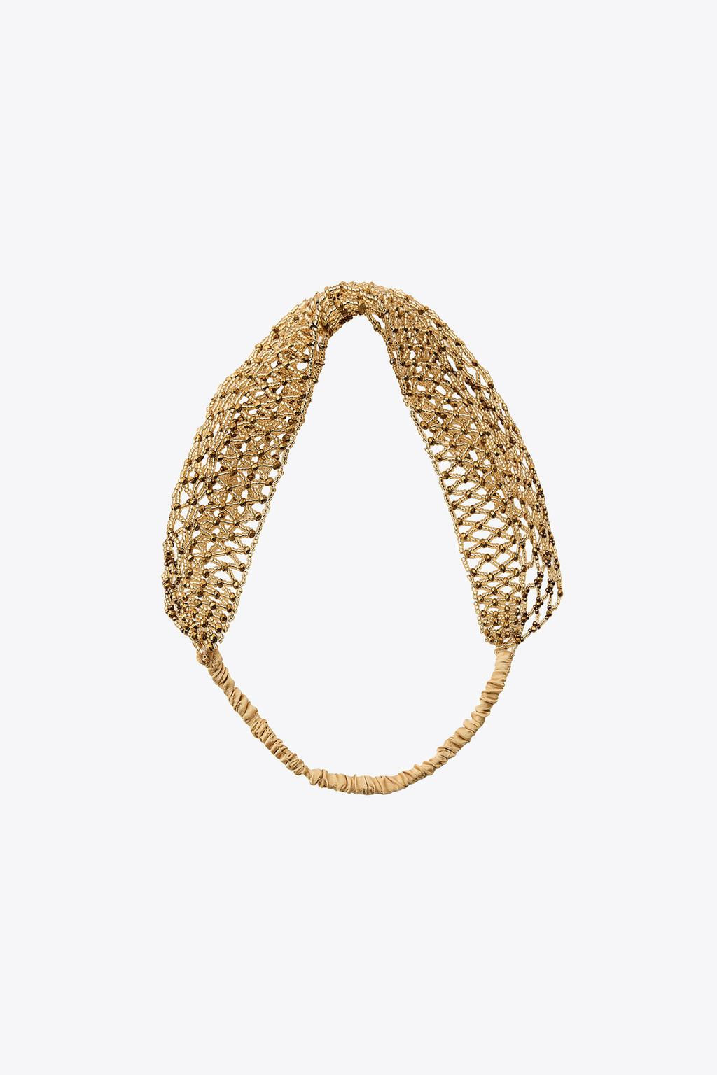 RHINESTONE AND BEAD HEADBAND - LIMITED EDITION - Zara фото 2