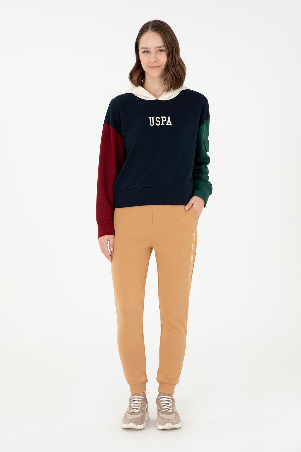 Женские спортивные штаны светло-коричневого цвета Неожиданная скидка в корзине - U.s. polo assn фото 3