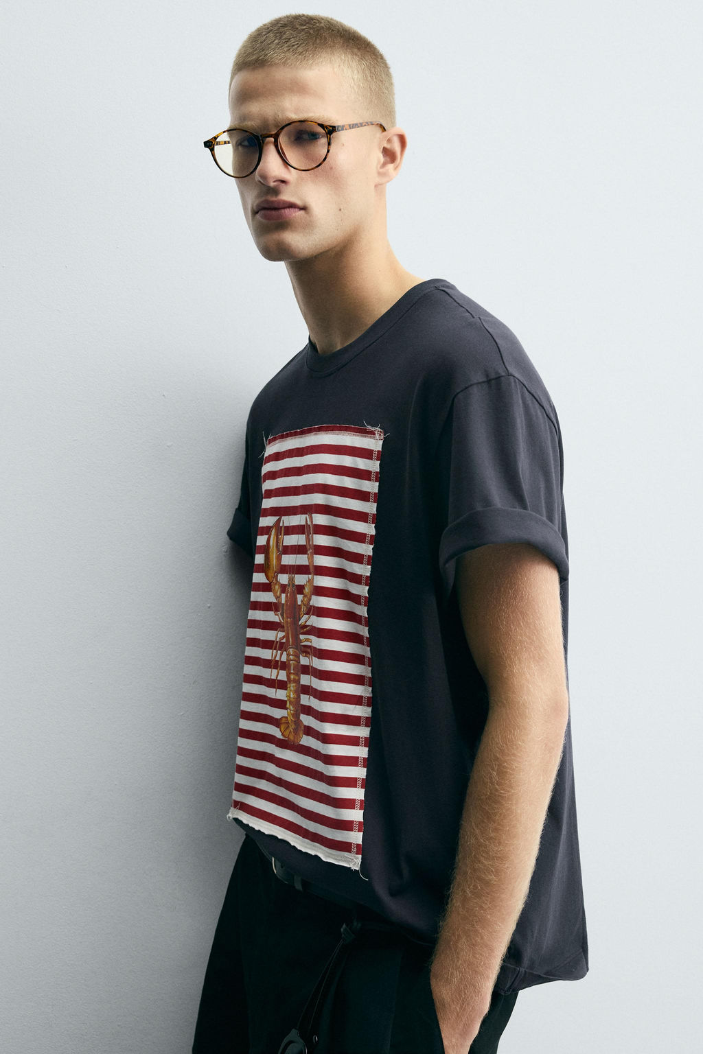 LOBSTER PATCH T-SHIRT - Zara фото 5