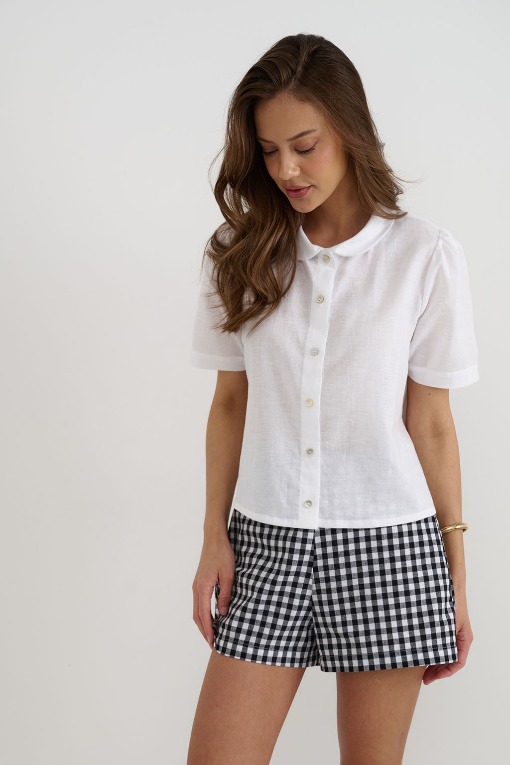 Блузка B252_White/Белый - YPSILON фото 3