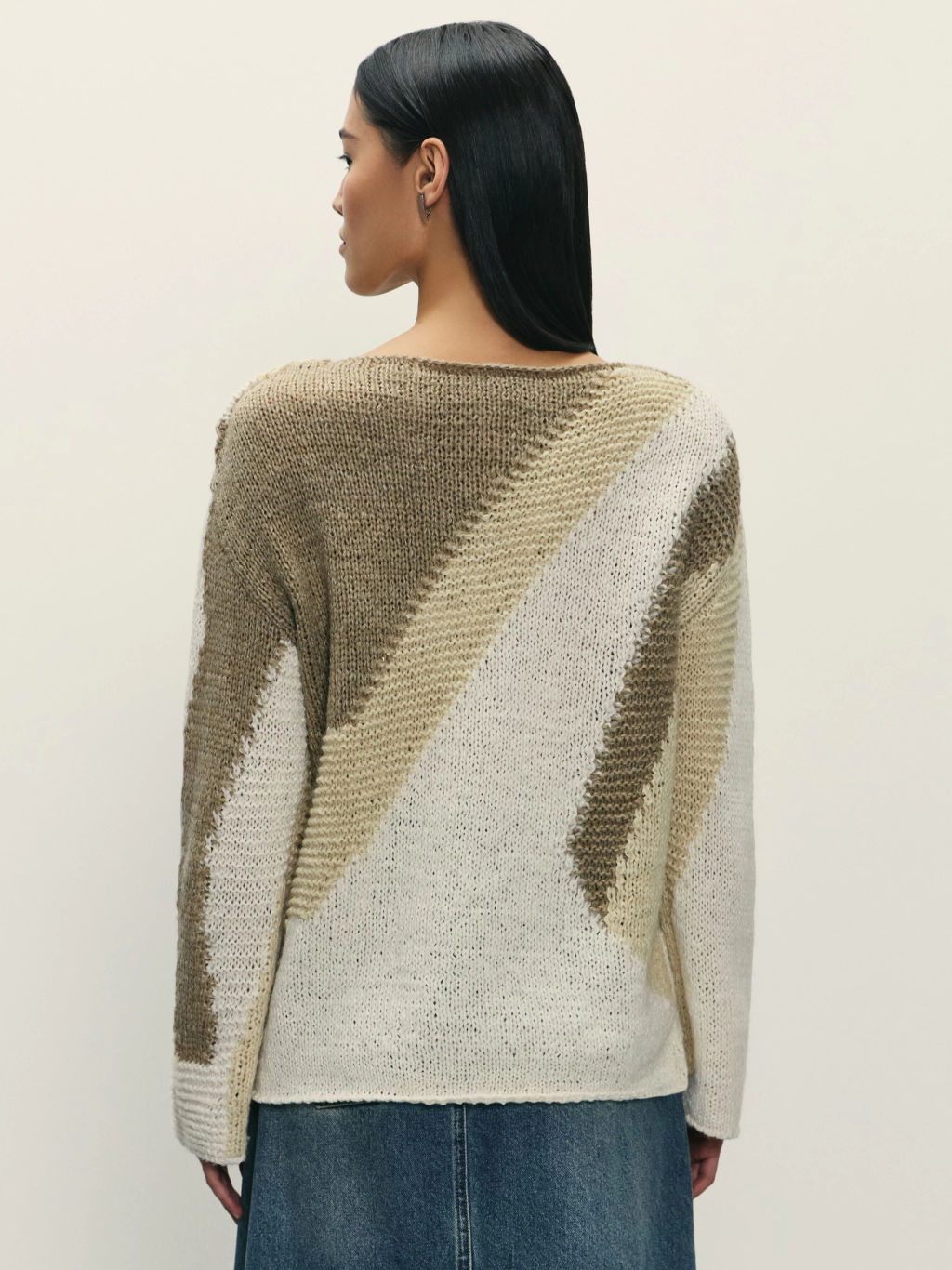 Джемпер с абстрактным рисунком / Zarina  фото 5