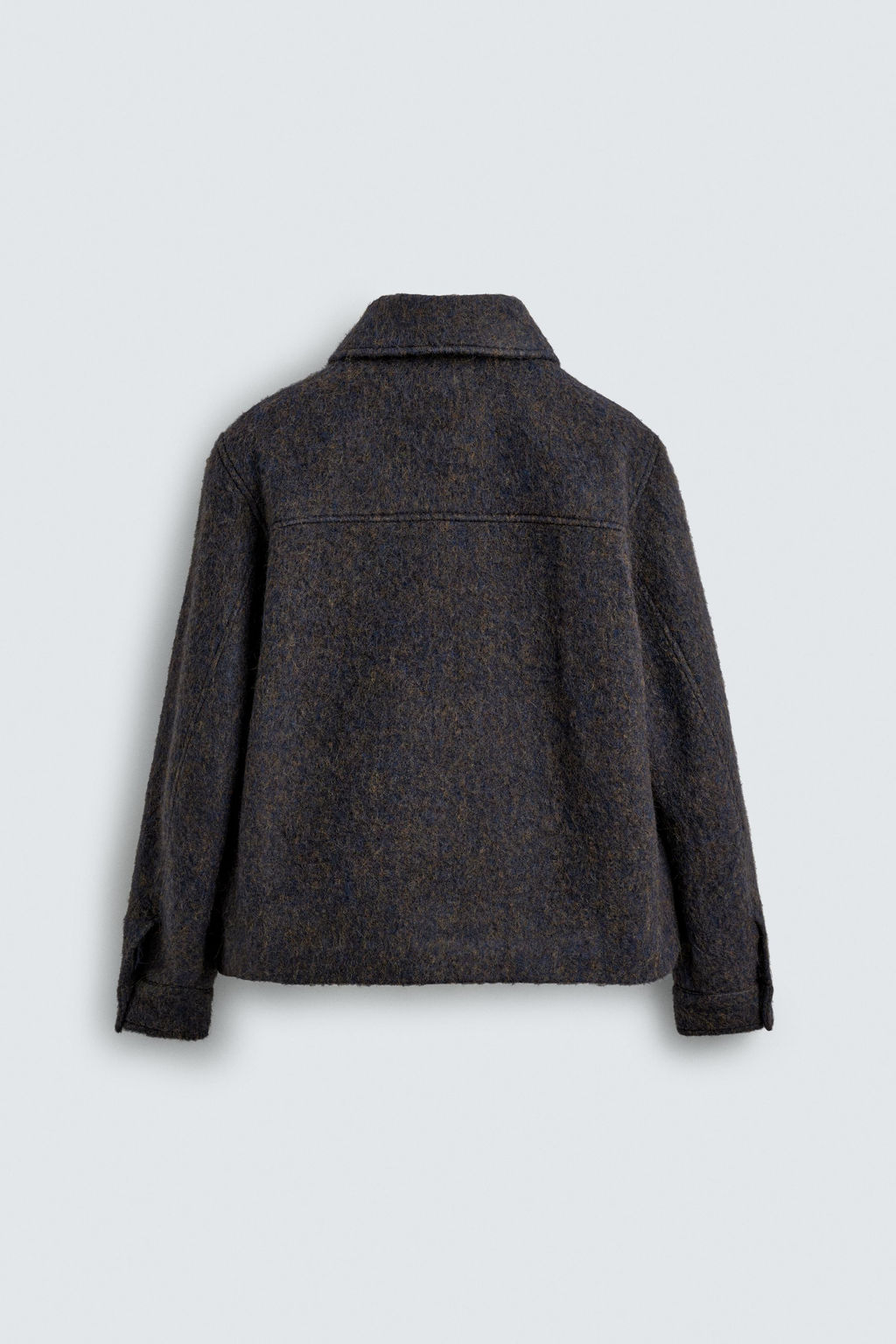 CROPPED TEXTURED OVERSHIRT - Zara фото 8