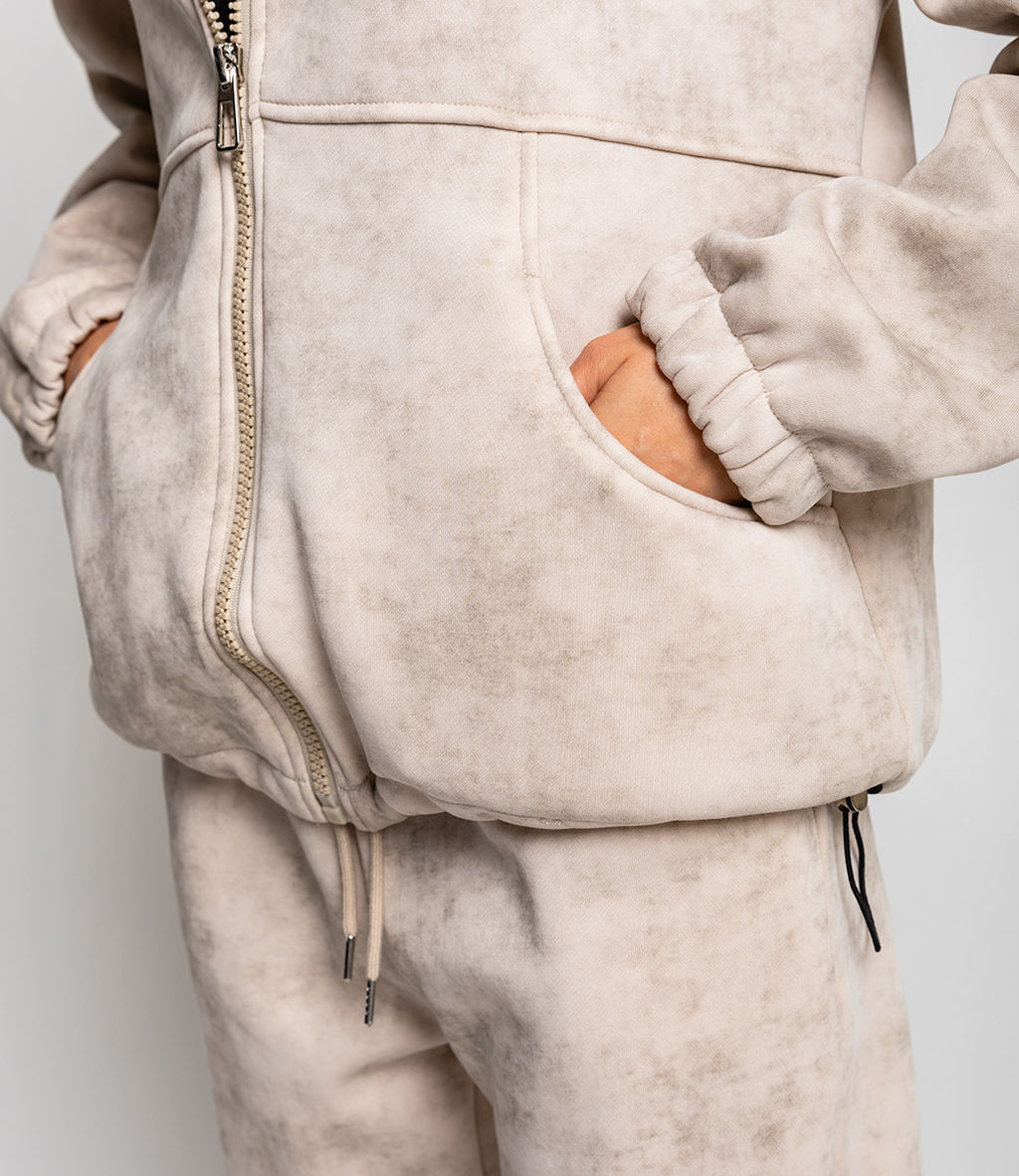 Спортивный костюм #КТ8975, бежевый - Dommod фото 5