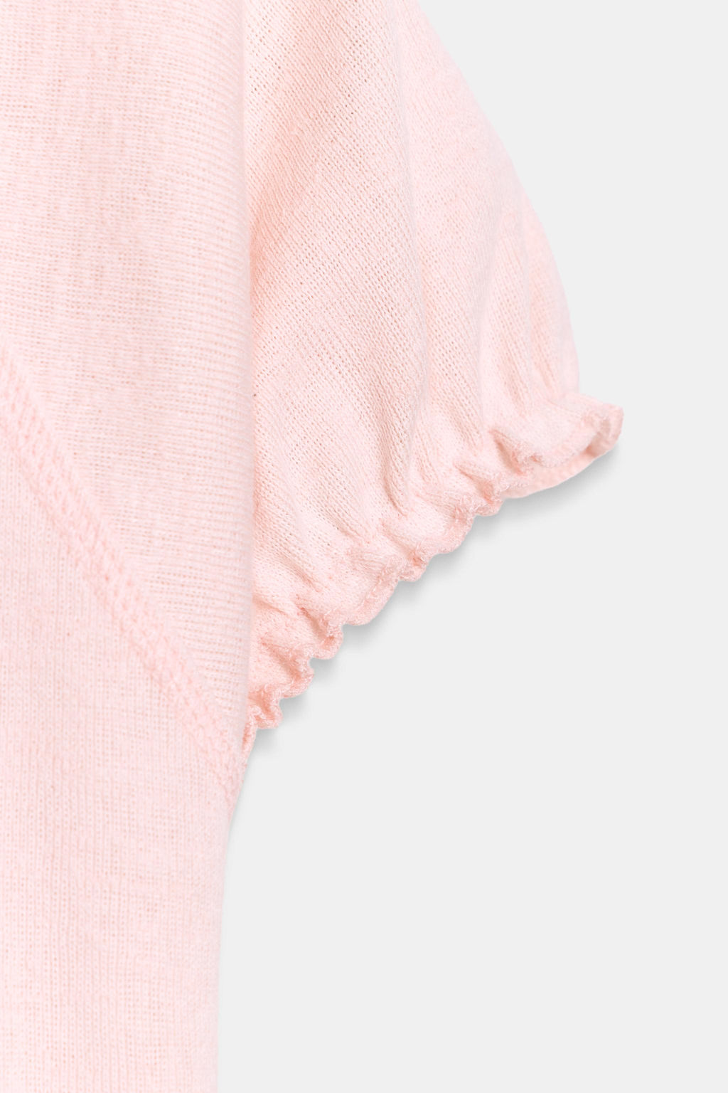 CAMISETA R?STICA VOLUMEN / Rosa tiza - Zara фото 5
