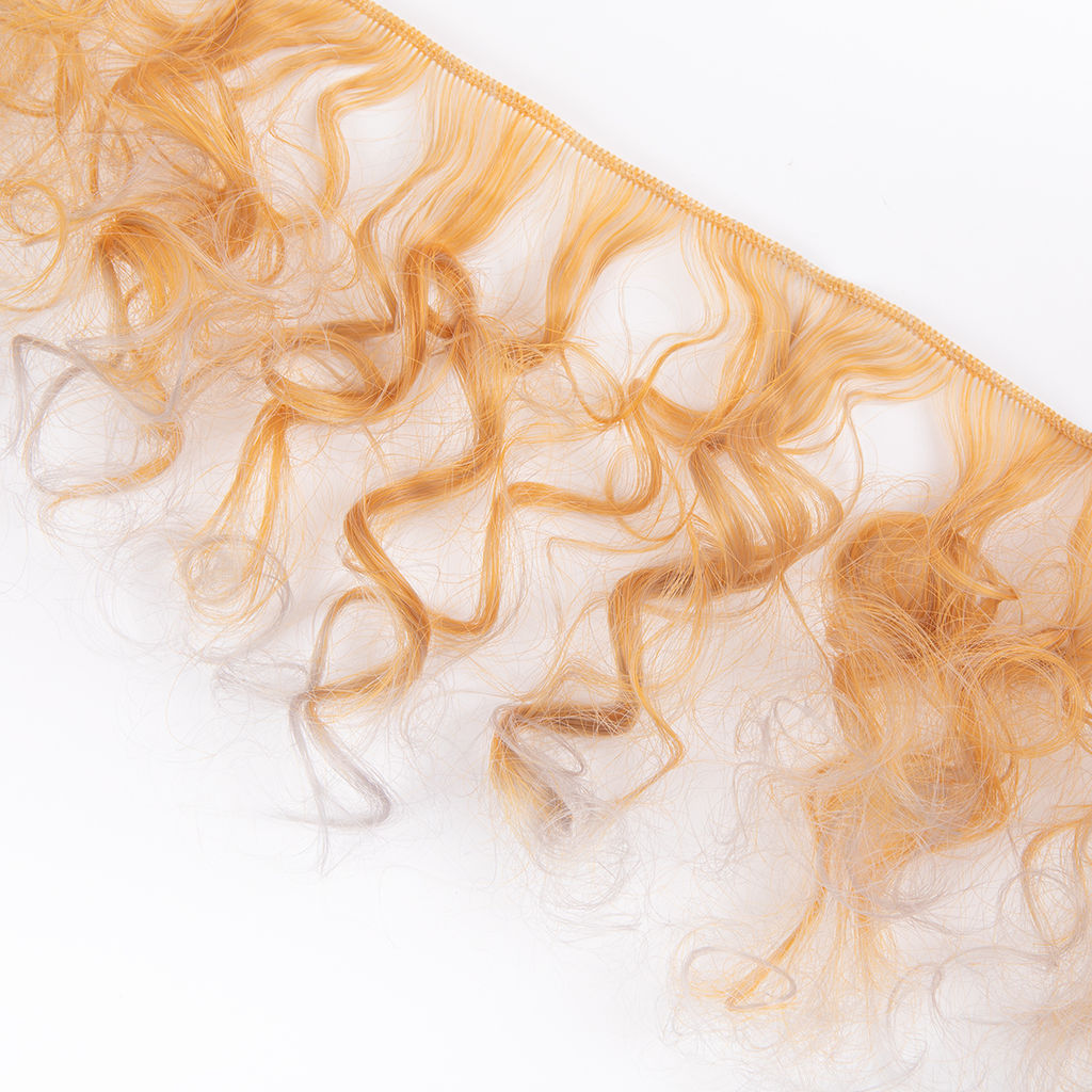 HobbyBe HAR-9 Тресс для кукол 15 см 100 см 27 г 31 оранжевый, серый