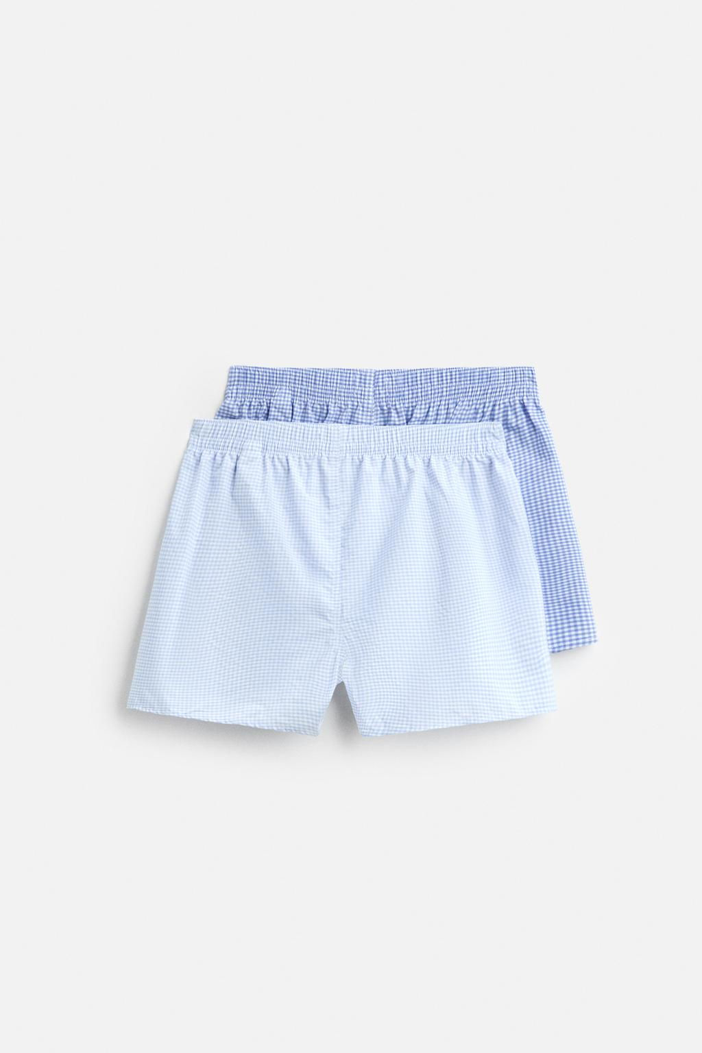 2-PACK OF POPLIN BOXER SHORTS - Zara фото 2