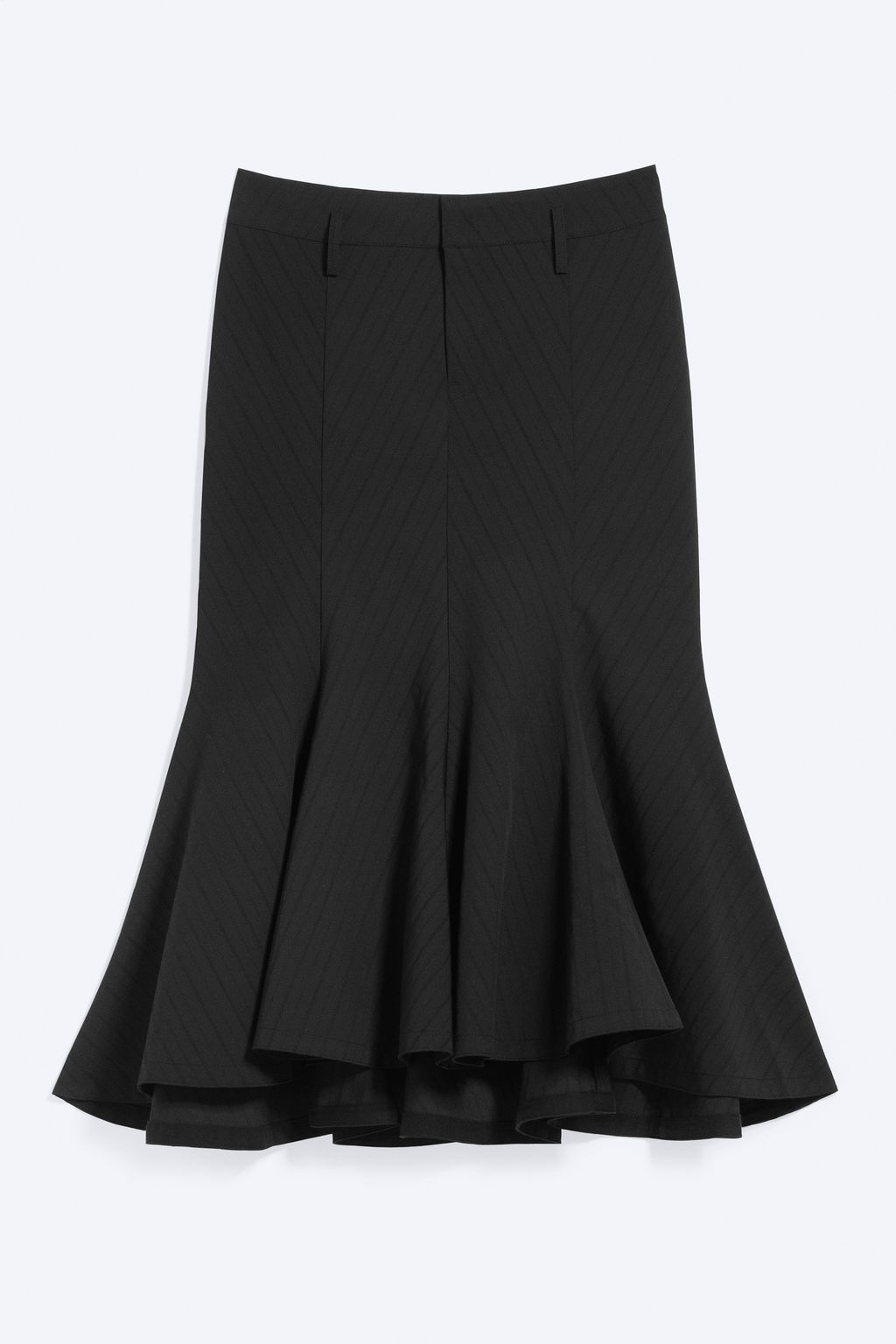 Falda midi de algod?n desflecada - H&m фото 2