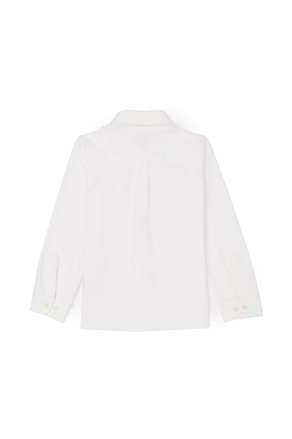 Рубашка с длинным рукавом цвета экрю для мальчика - U.s. polo assn фото 3