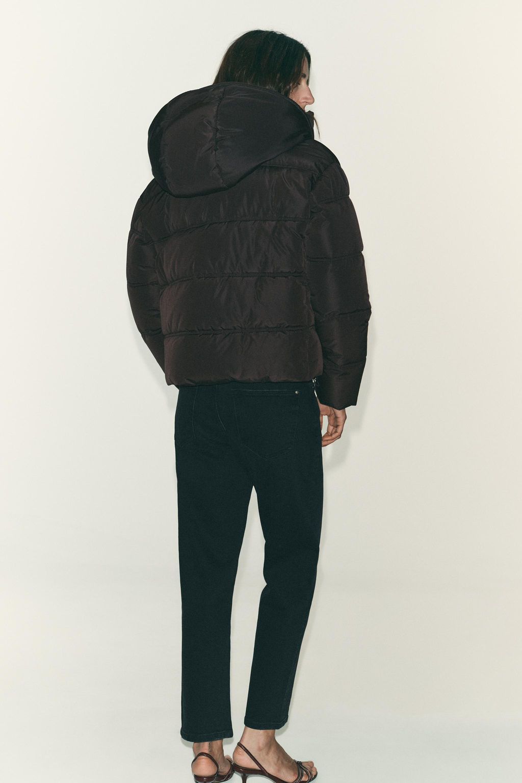 WATER AND WIND PROTECTION SHORT PUFFER ANORAK - Zara фото 3