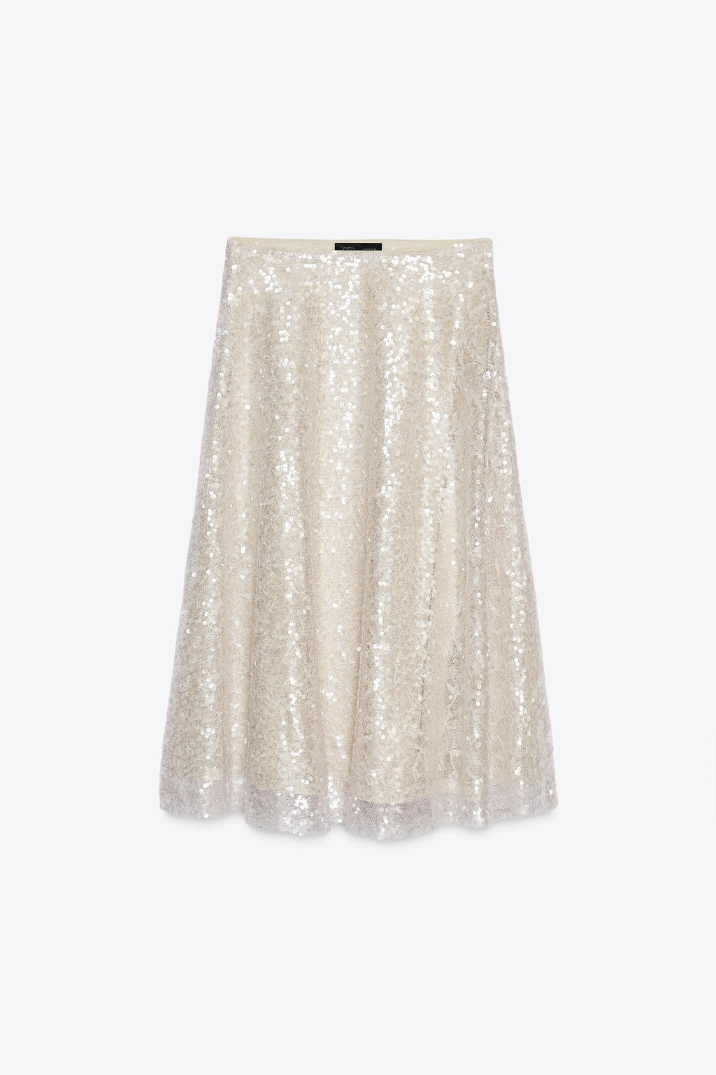 SEQUINNED KNIT MIDI SKIRT - Zara фото 2