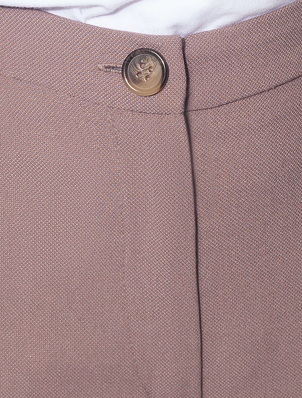 VILATTE / Прямые кюлоты из фактурной полувискозы  фото 3