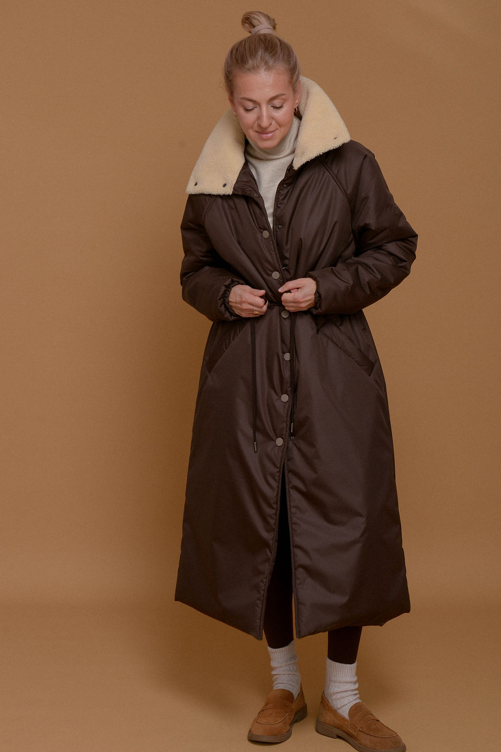 Утепленное пальто - N.u.d.e фото 4