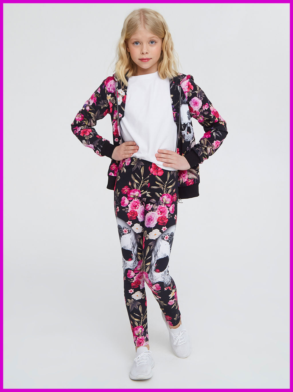 Толстовка "Beauty",розово-чёрный