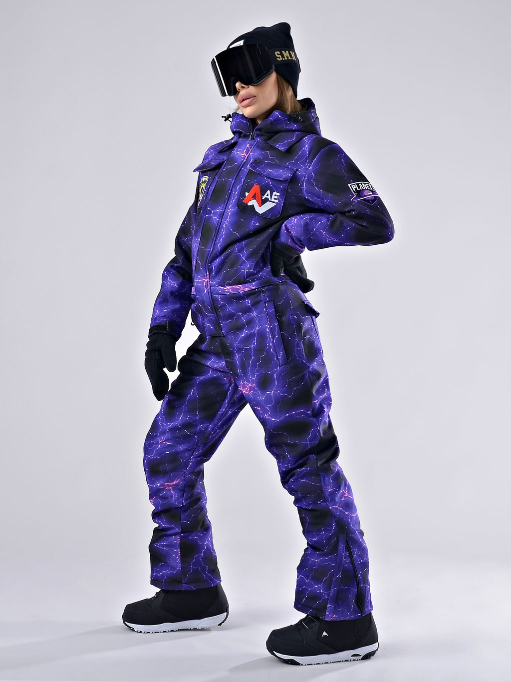Женский зимний сноубордический комбинезон Alpha Endless 222/220518-2_013 Фиолетовый  фото 5