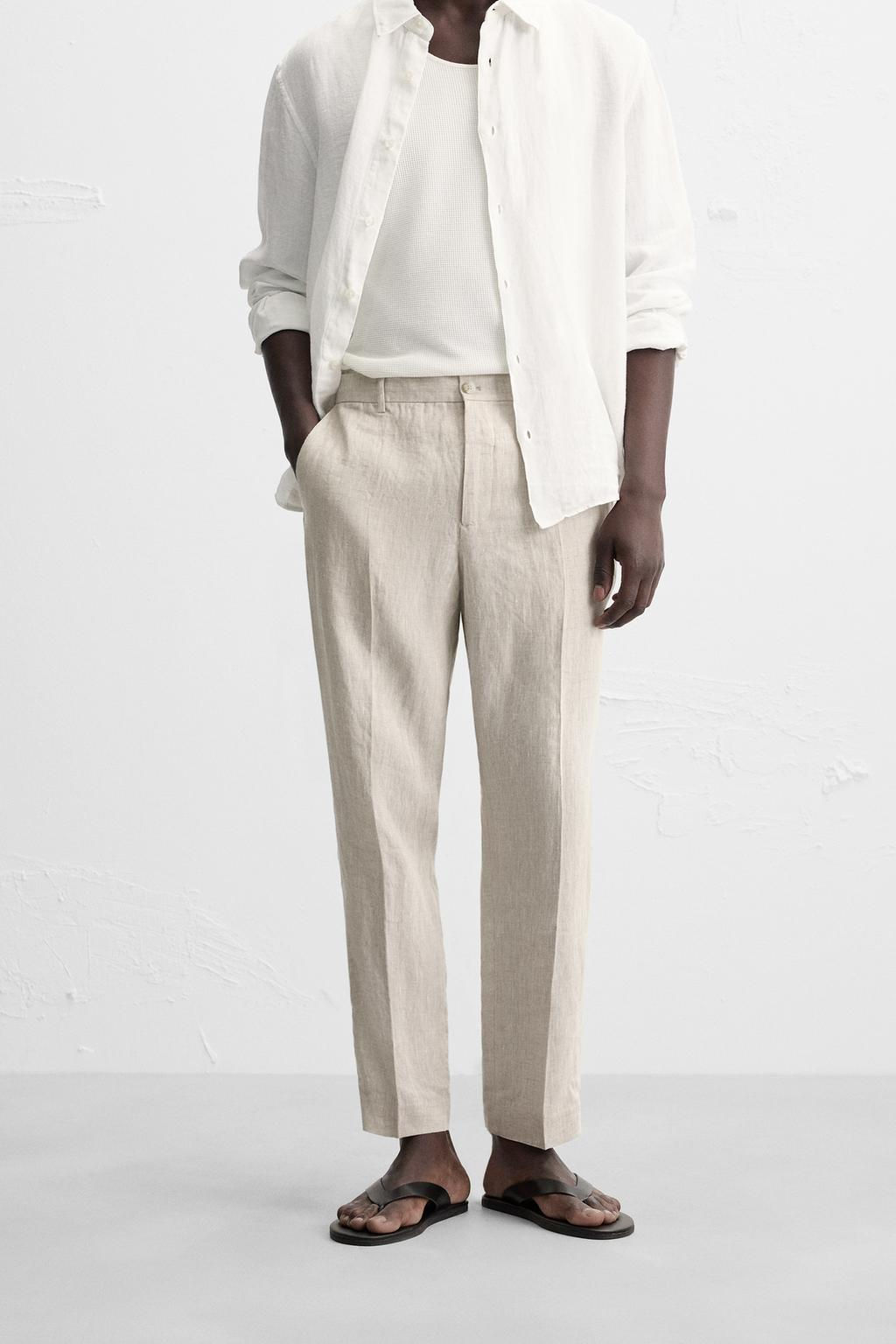 LINEN TROUSERS - Zara фото 57