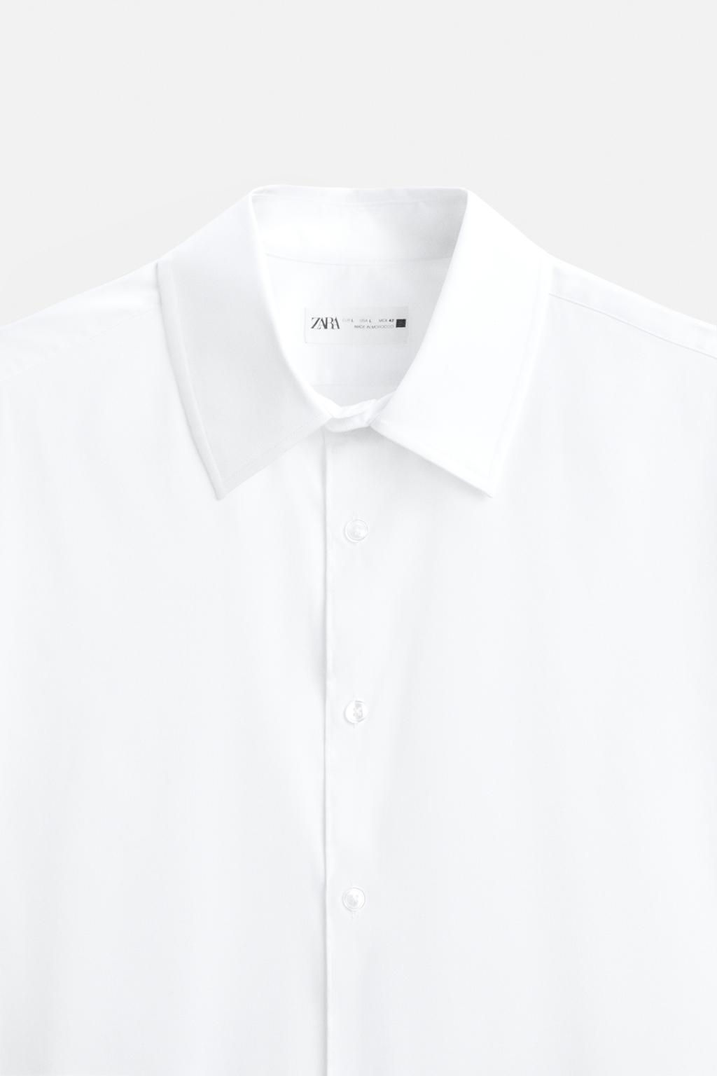 TEXTURED TWILL SHIRT - Zara фото 13