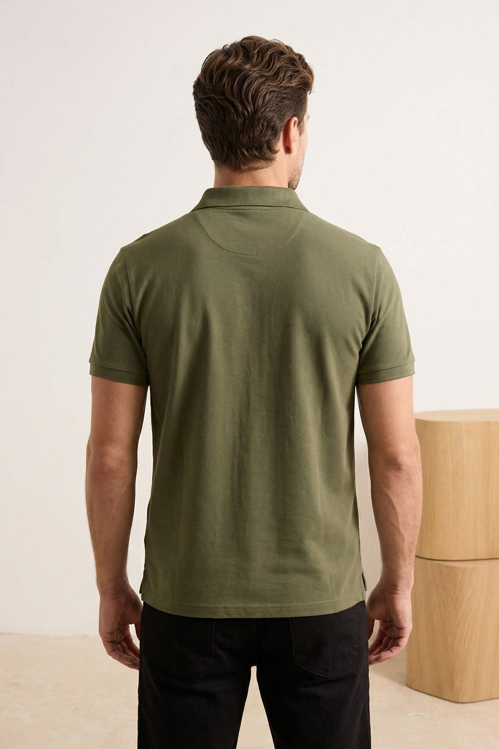 Lacivert-Haki Regular Fit 2li Paket Polo Yaka T-shirt TMNSS26PO00025 - Trendyolmilla фото 22