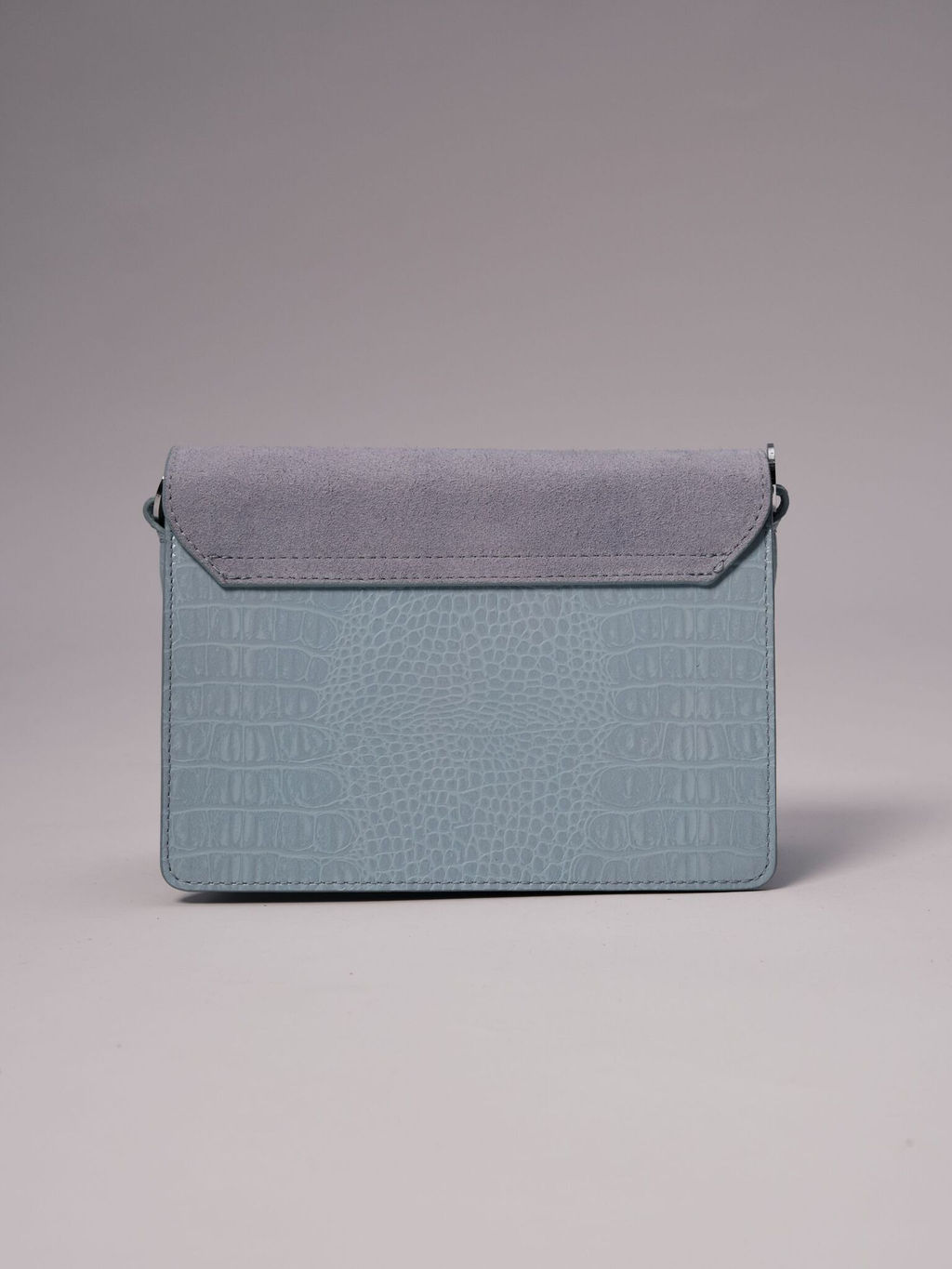 Сумка замшевая Deboro 30574 голубая вода