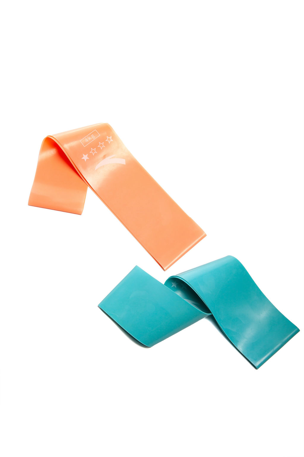 Лента для фитнеса (упаковка 2 шт) Розовый/Голубой