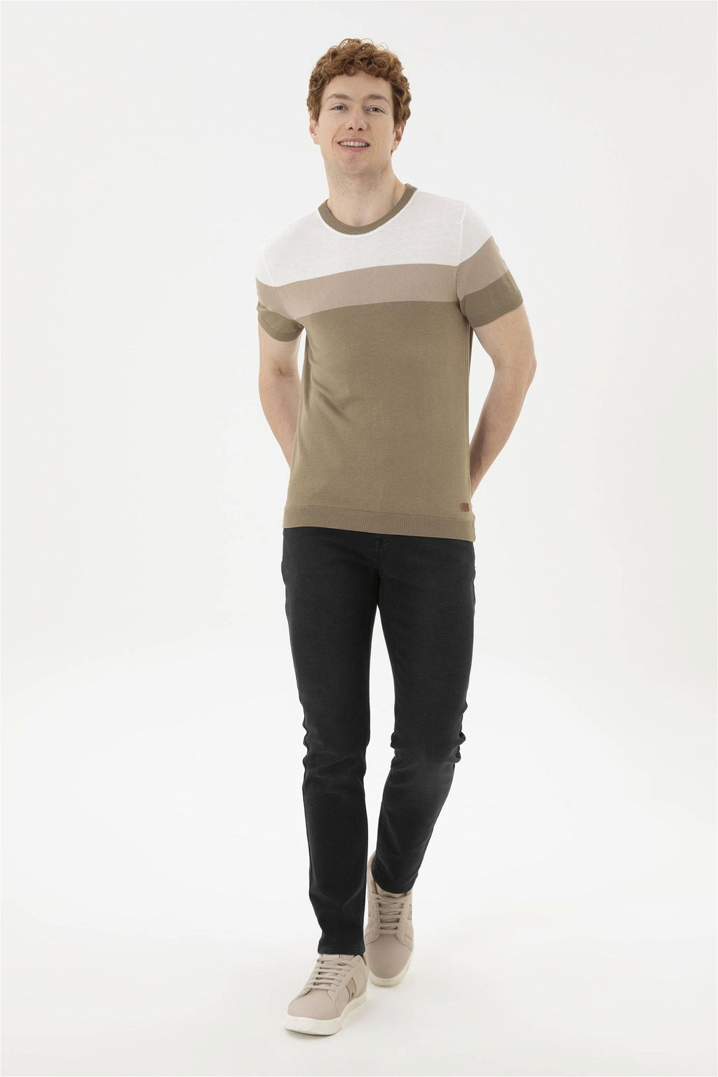 Мужской свитер цвета хаки - U.s. polo assn фото 4