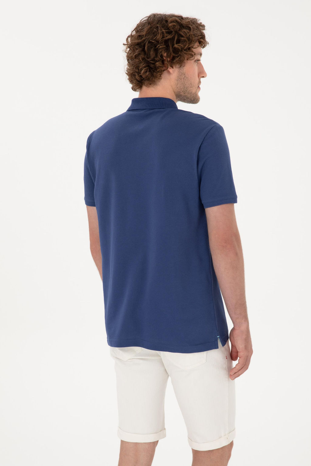 Erkek Regular Fit Polo Yaka A__k Lacivert Ti__rt Sepette S_rpriz _ndirim - U.s. polo assn фото 5