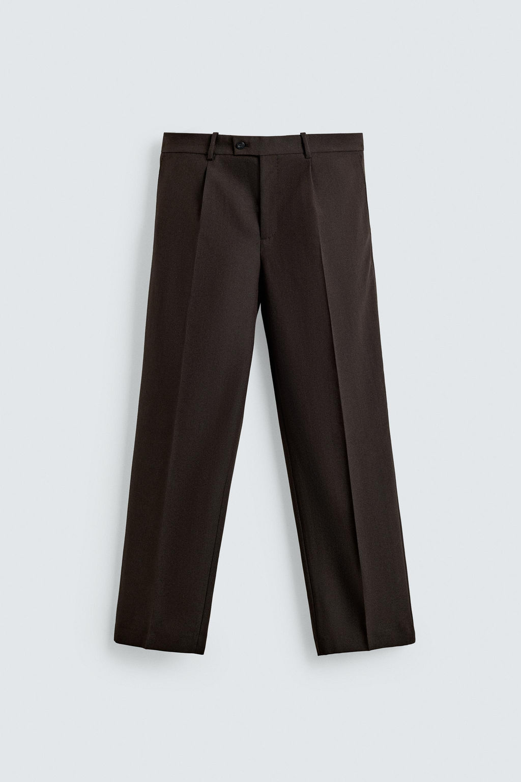 100% WOOL PLEATED TROUSERS - Zara фото 5