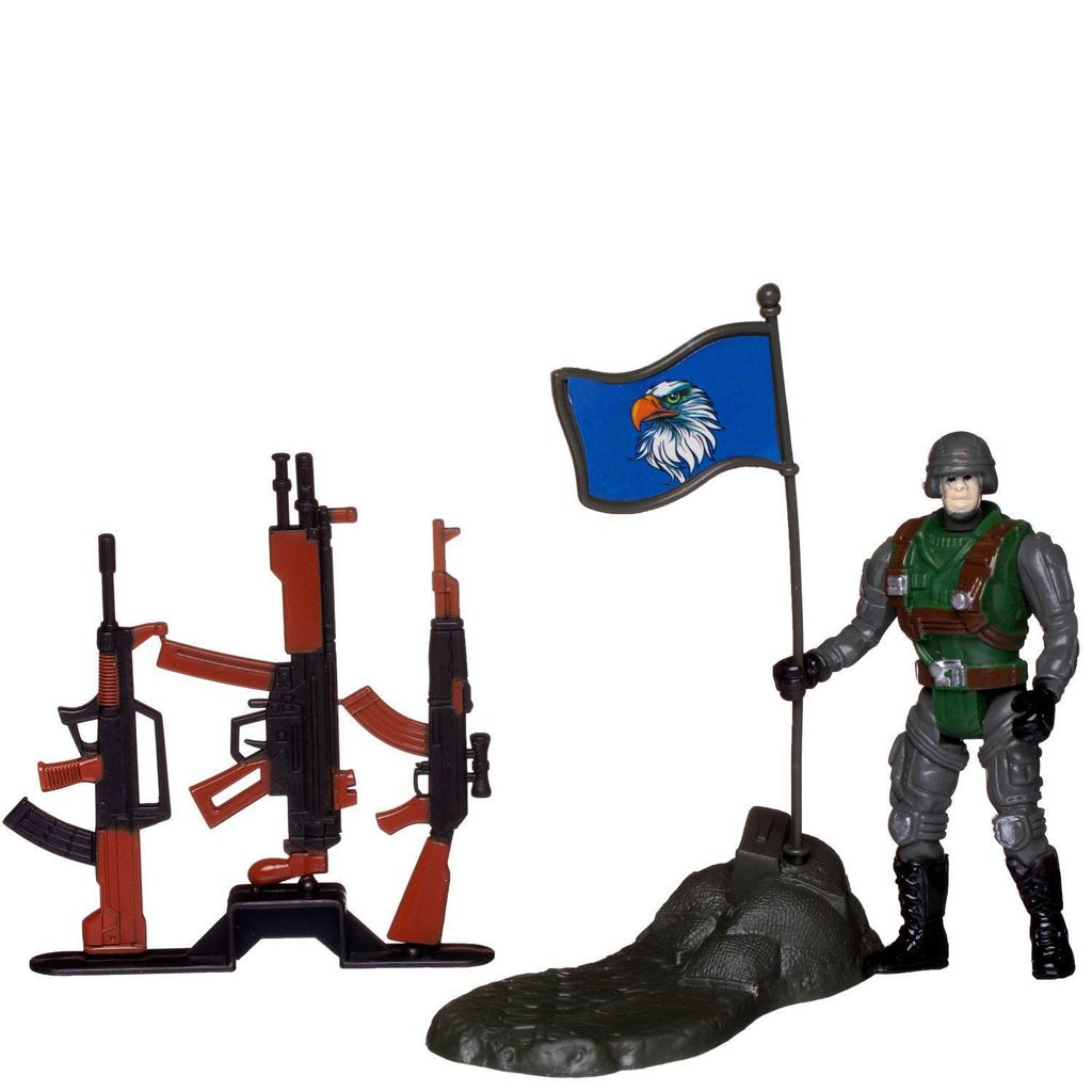 Игровой набор Abtoys Боевая сила Танк, фигурка солдата, аксессуары, в пакете  фото 4