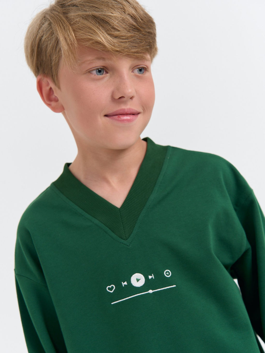 Свитшот облегченный Не школа с вышивкой 7+ - Bungly фото 12