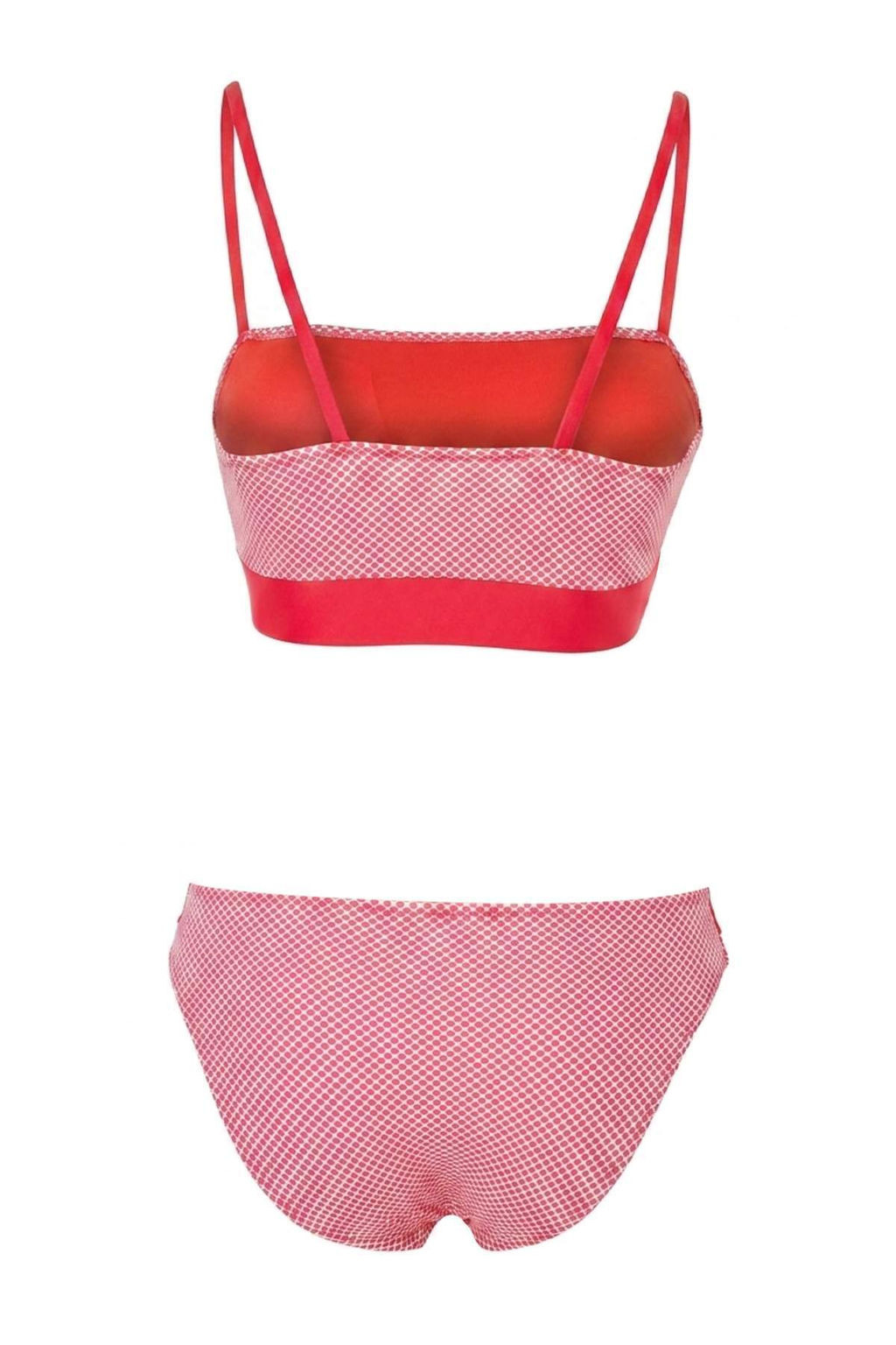 Puantiye Desenli Straplez Kapl_ Normal Bel Regular Bikini Tak_m_ TBESS26BT00211 - Trendyolmilla фото 5