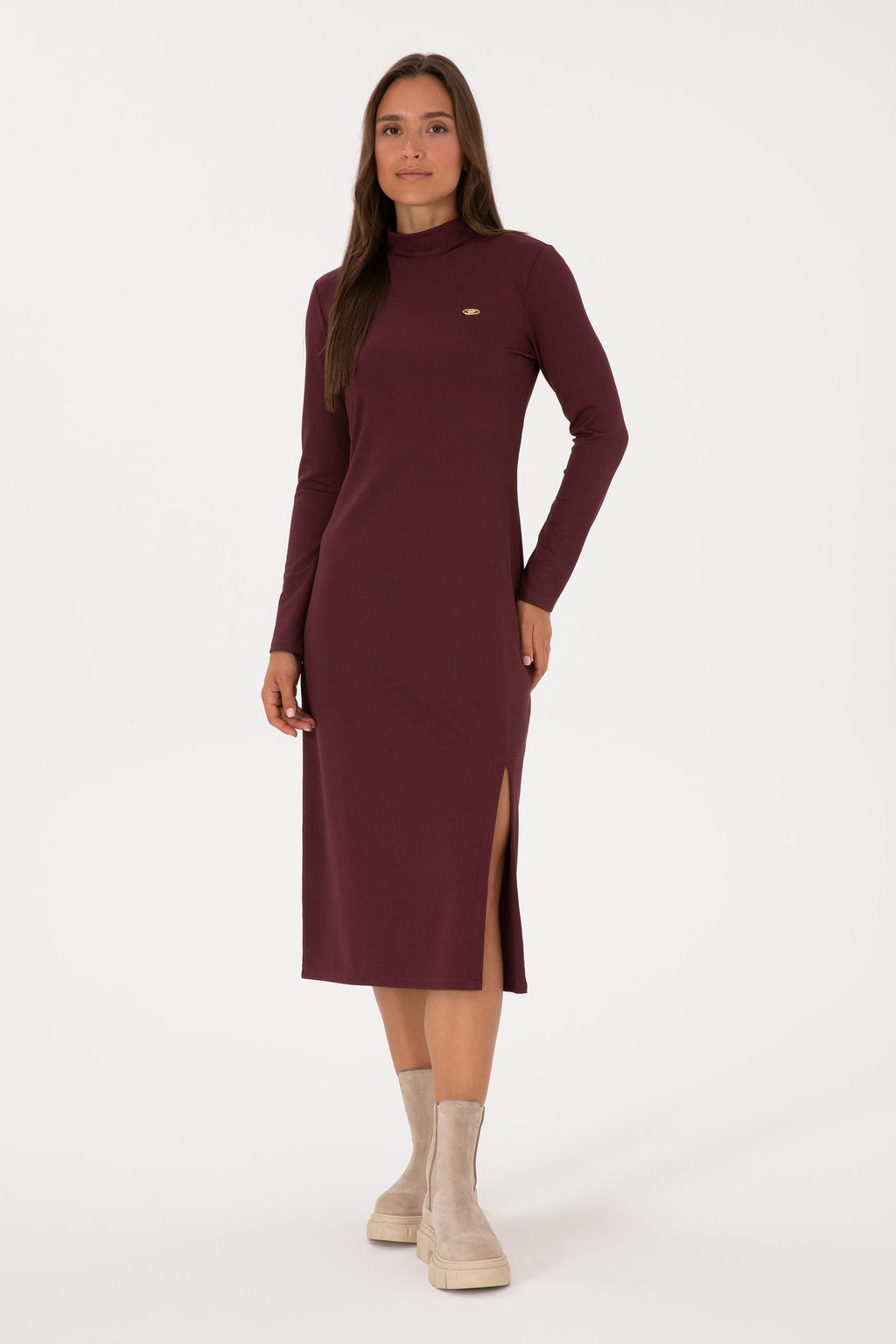 Kad_n Bordo _rme Elbise Sepette S_rpriz _ndirim - U.s. polo assn фото 3