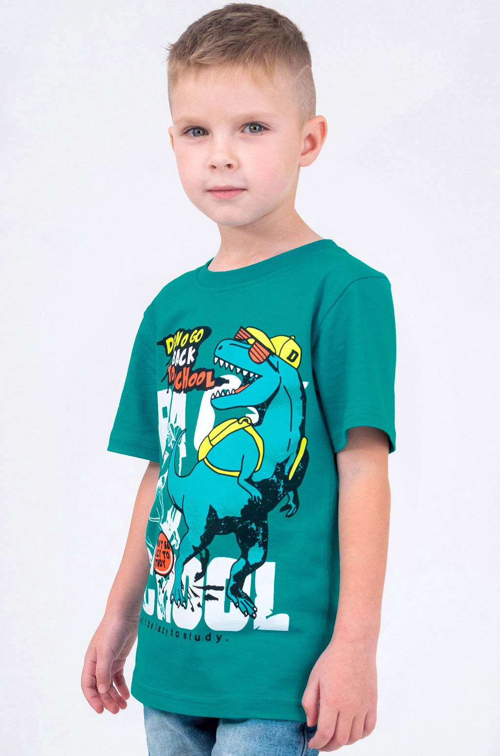 Детская хлопковая футболка Happy Fox фото 33