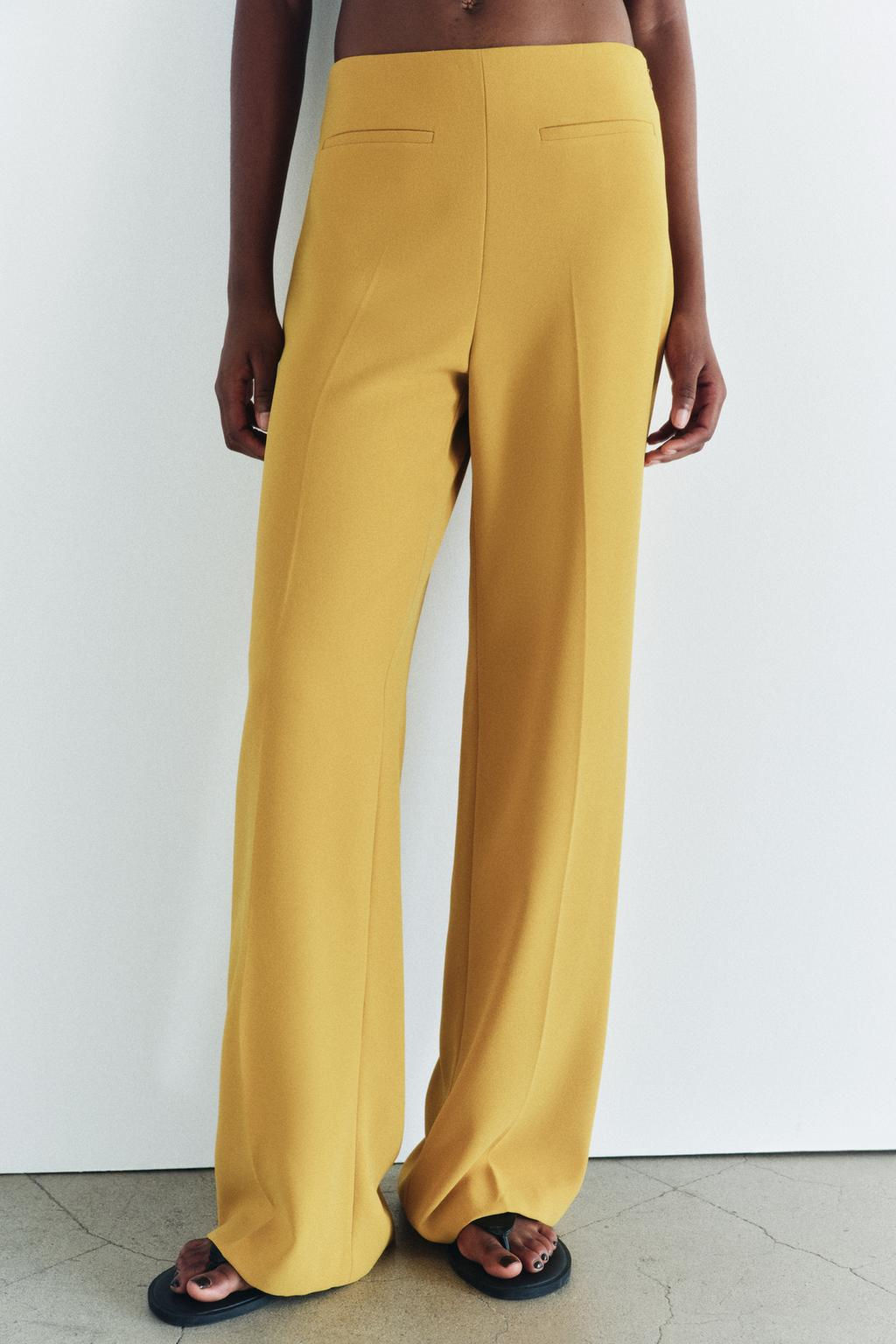 ZW COLLECTION FLARED TROUSERS WITH POCKETS - Zara фото 10