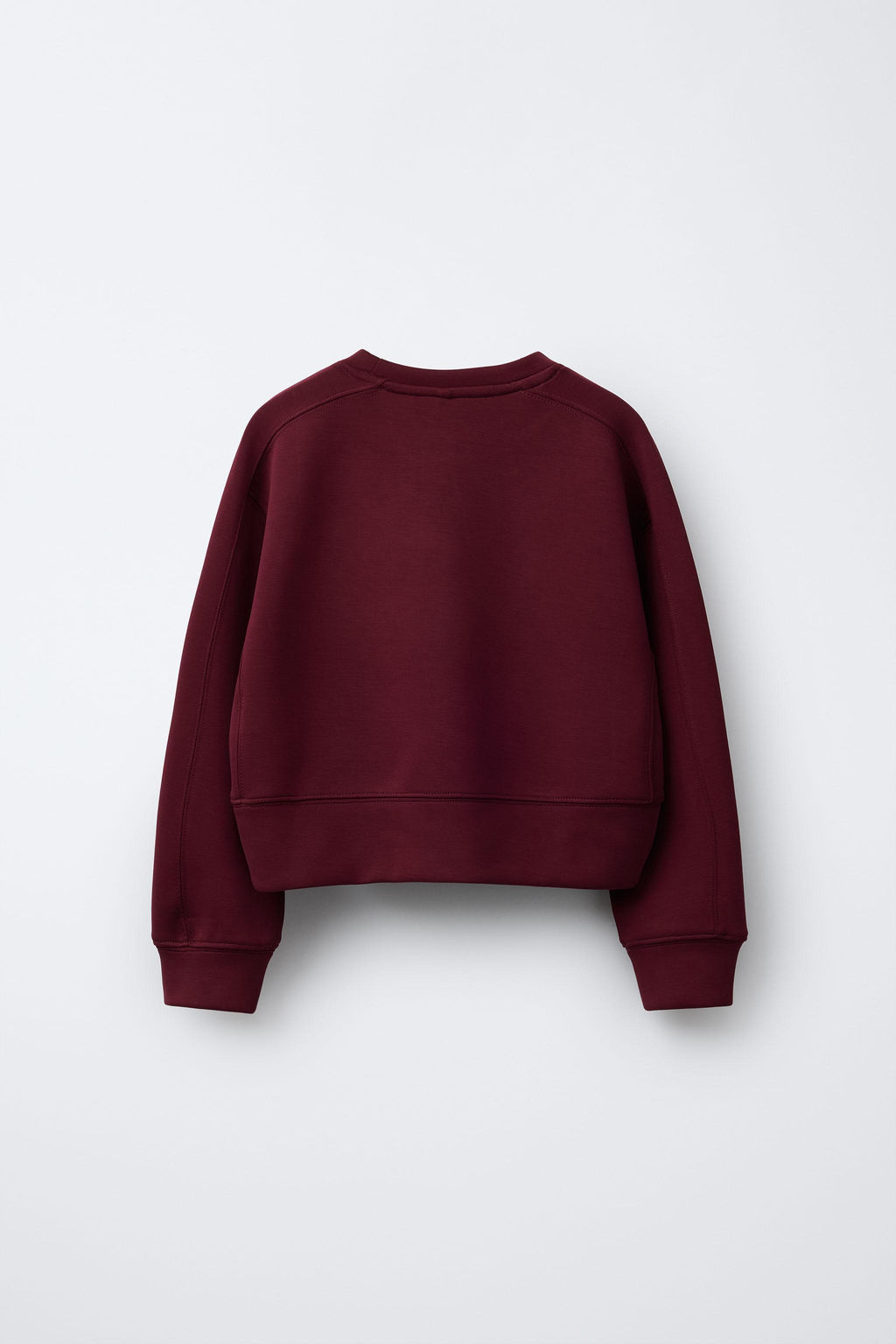 SWEATSHIRT WITH RAISED SLOGAN PRINT - Zara фото 2