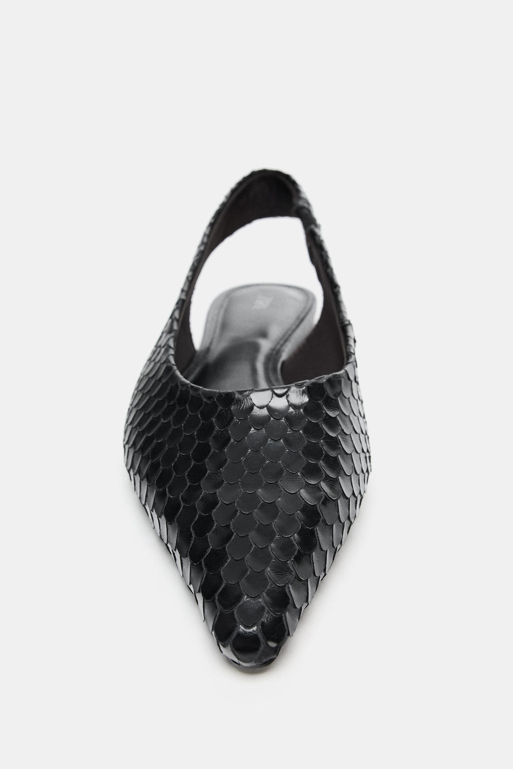 POINTED LEATHER BALLET FLATS - Zara фото 5