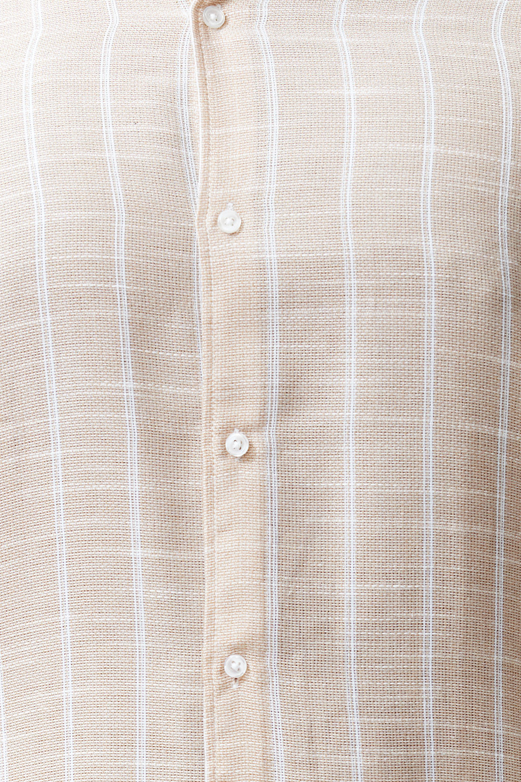 Tas Regular Fit Rahat Dugmeli Yaka Cizgili Buyuk Beden Gomlek TMNSS23GO00095 - Trendyolmilla фото 6