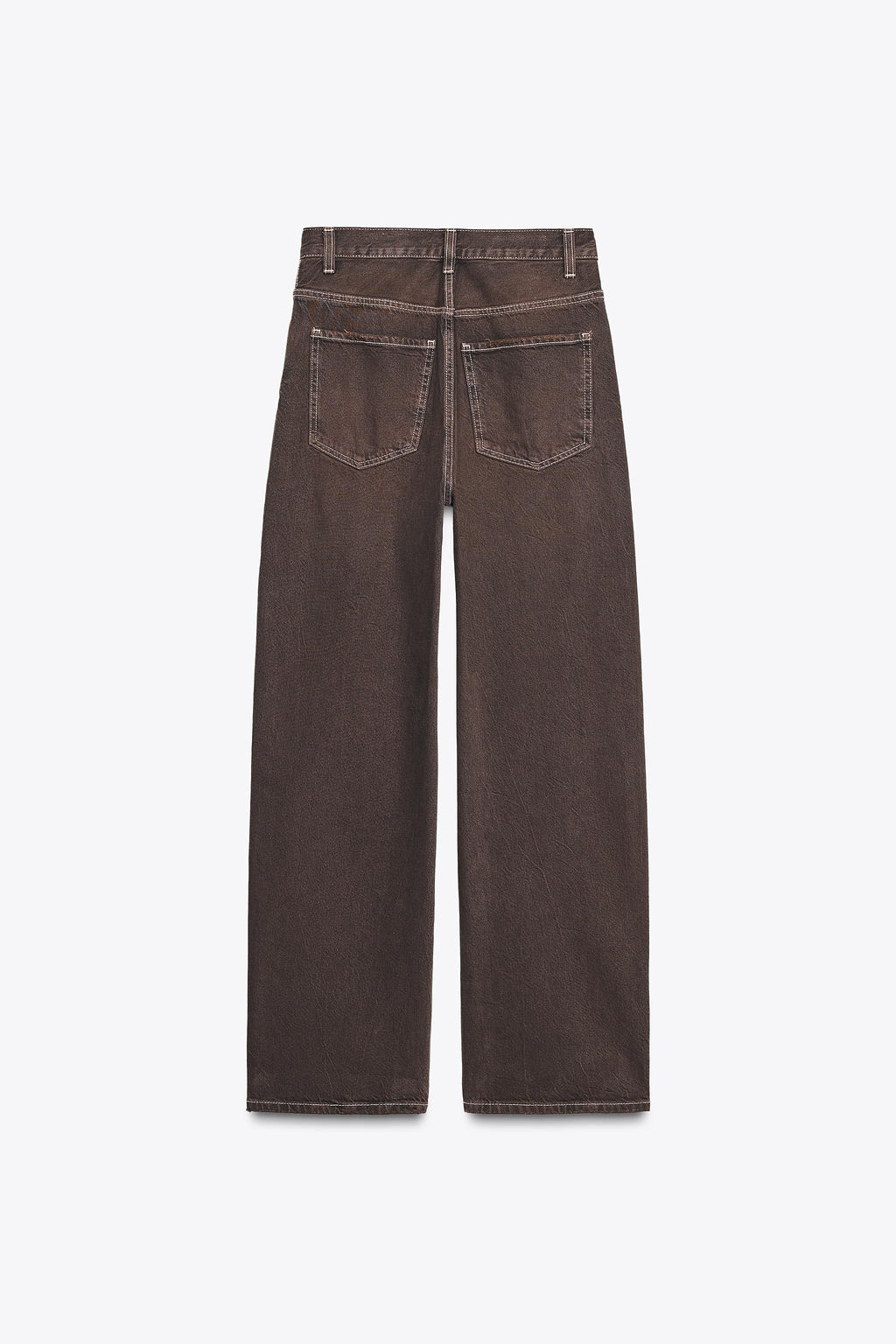 TRF STRAIGHT HIGH-WAIST JEANS - Zara фото 8