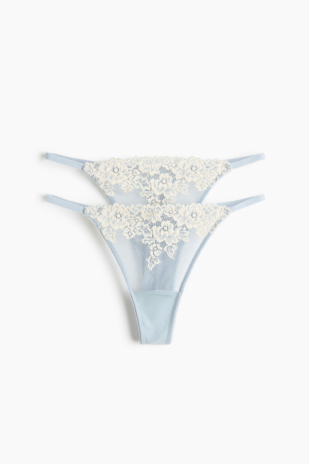 Pack de 2 bragas thong de encaje - H&m фото 3