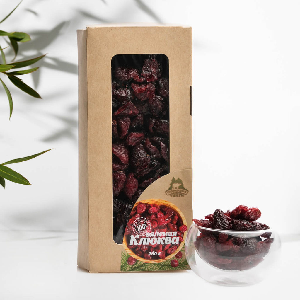 Клюква вяленая 250г - Территория тайги фото 2