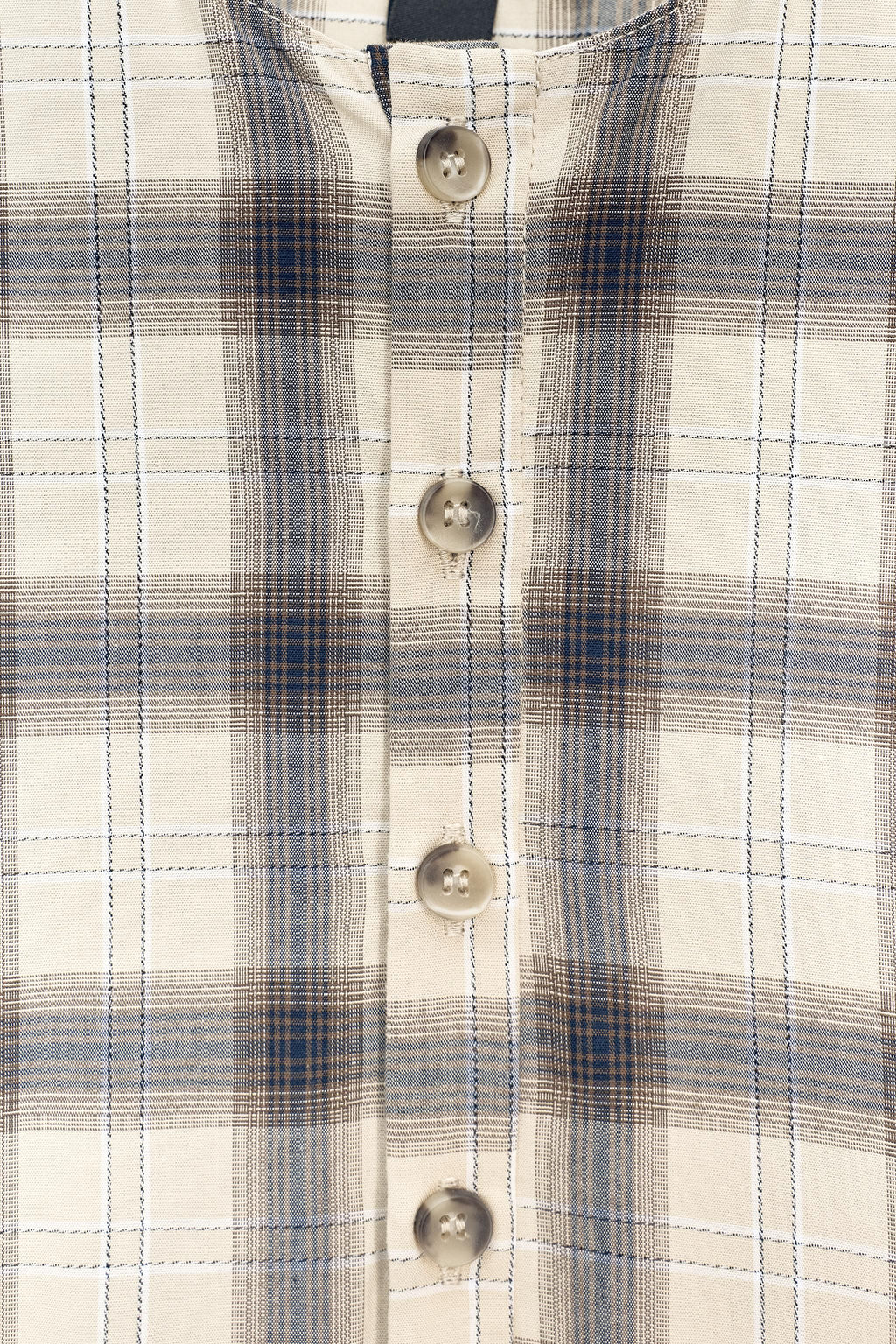 ZW COLLECTION CHECK SHIRT DRESS - Zara фото 8