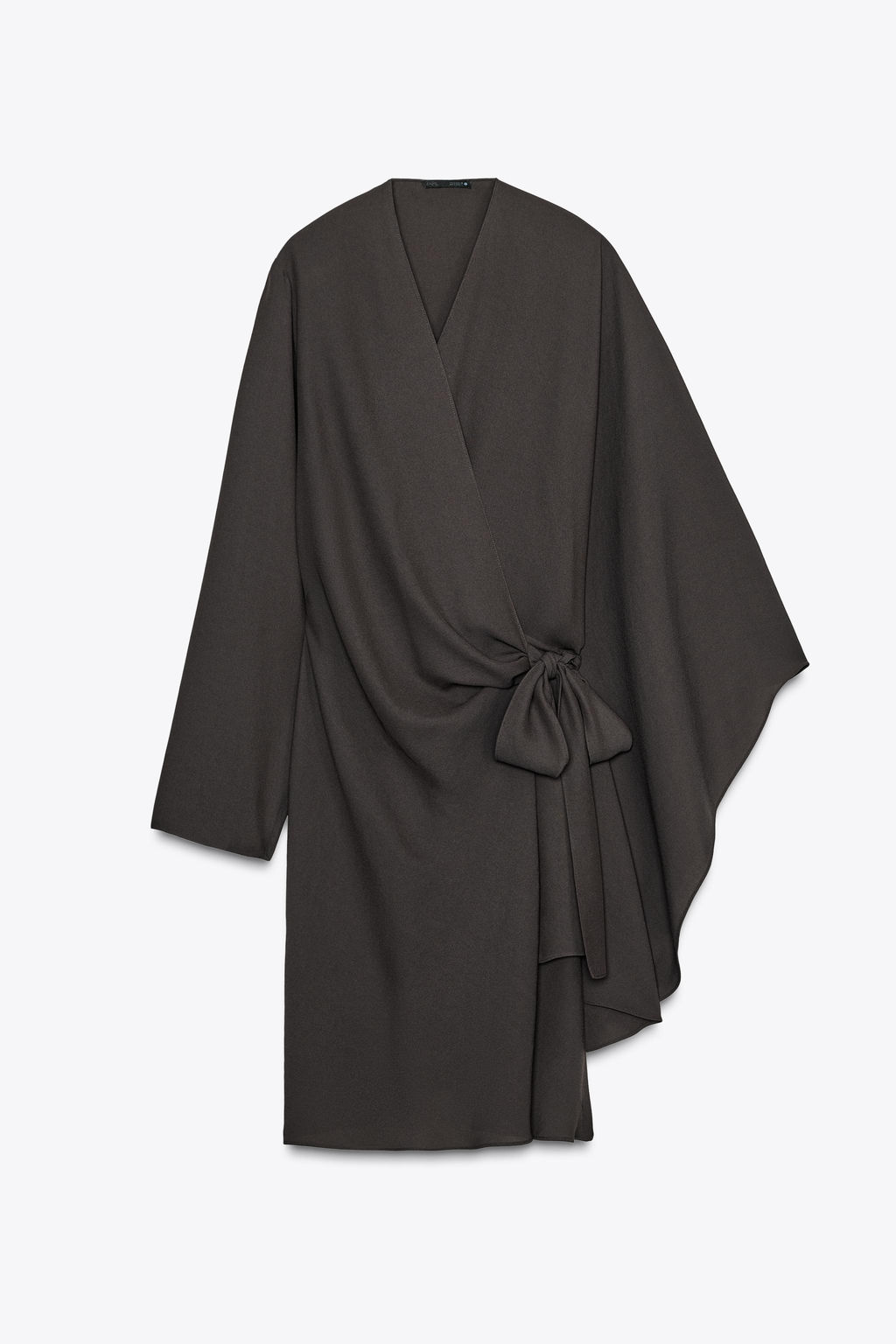 ZW COLLECTION ASYMMETRIC WRAP BLOUSE - Zara фото 7