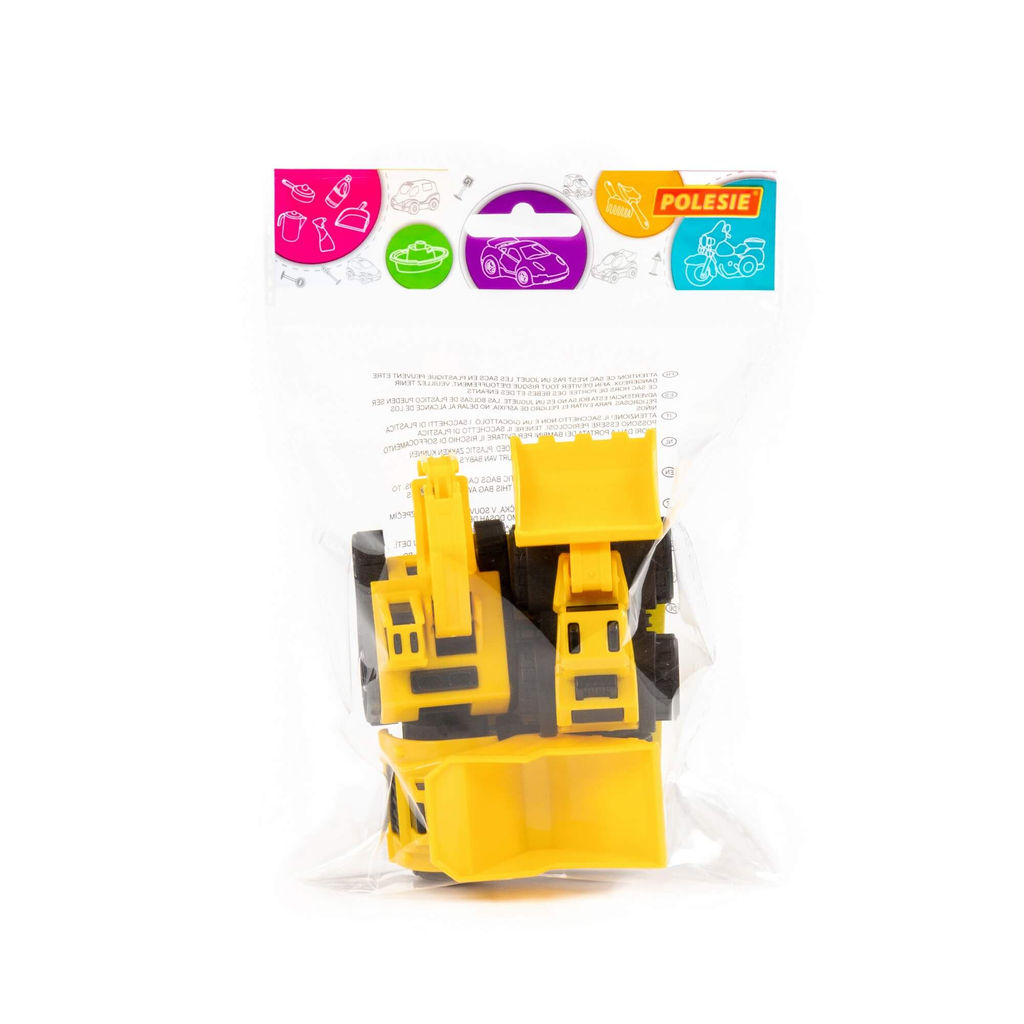 Самосвал-мини + Экскаватор-мини гусеничный + Погрузчик-мини (в пакете) - Полесье фото 8