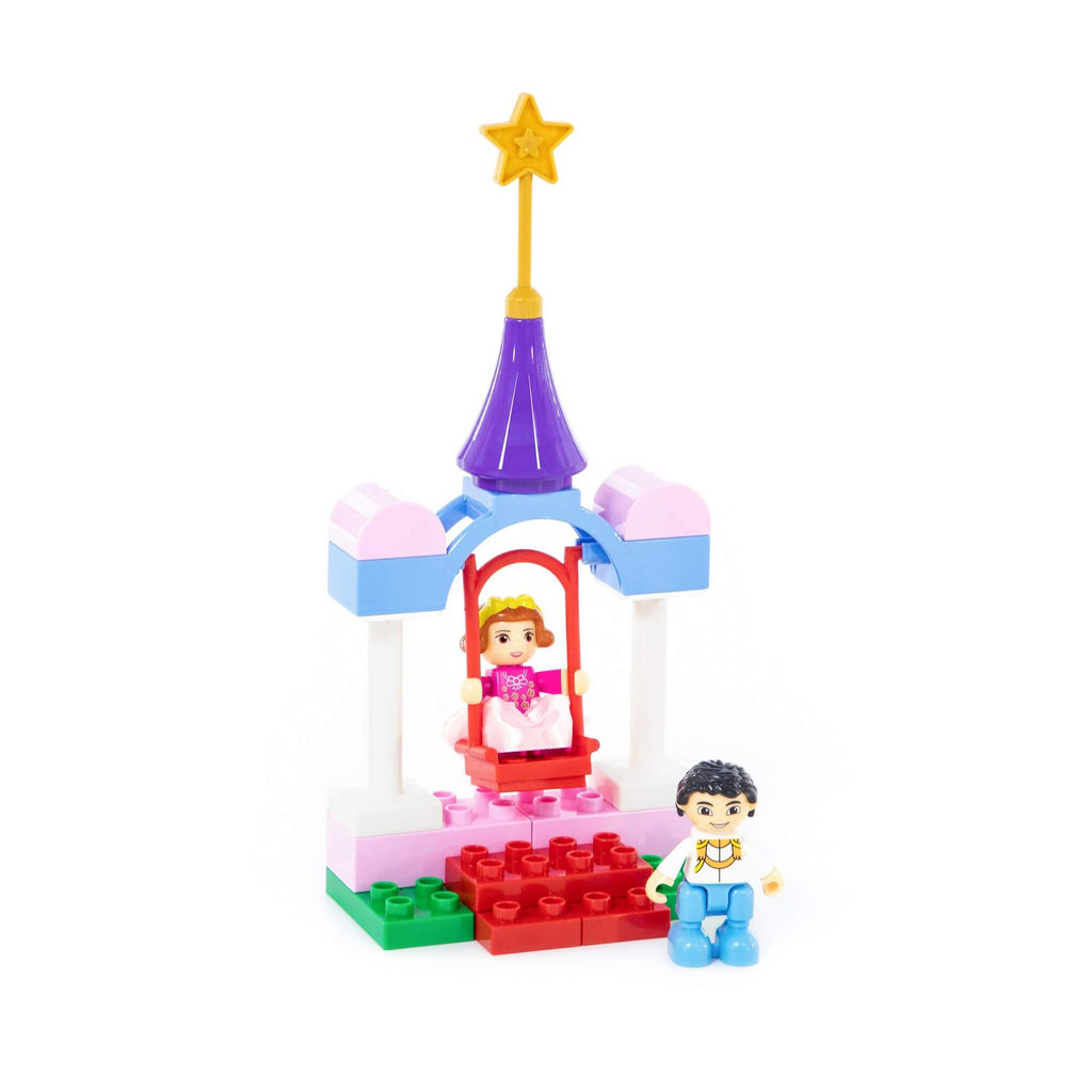 Конструктор Макси - Весёлая принцесса (86 элементов) (в коробке) - Полесье фото 5