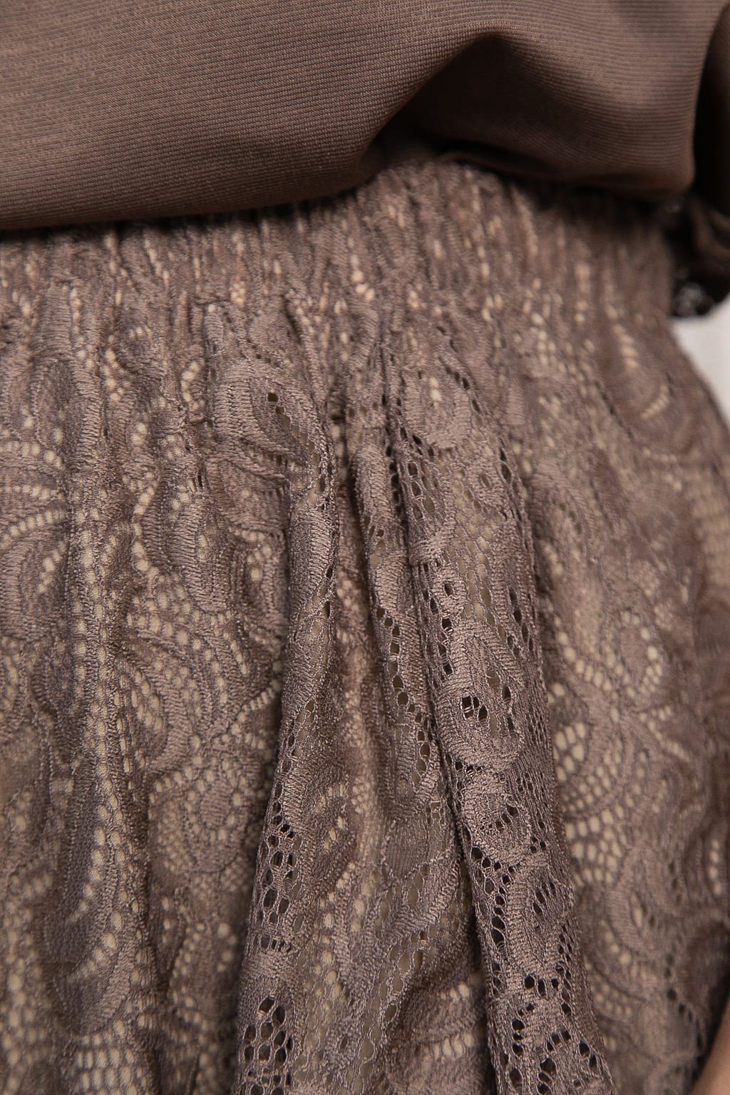 Юбка кружевная Эндис (шоколад) Ю14728-10М - Lt collection фото 6