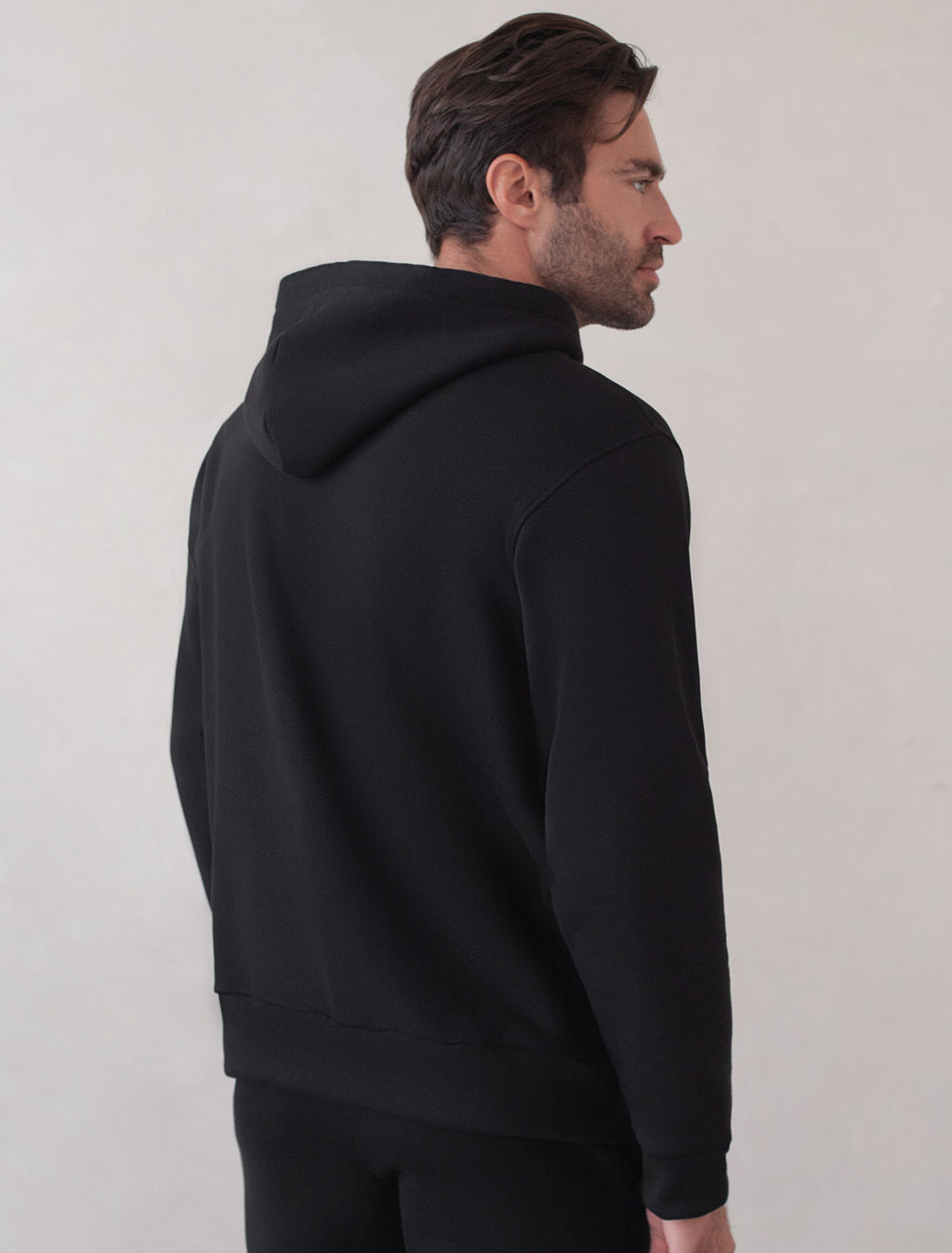 Худи на молнии из премиального футера трехнитки с начесом - Vilatte фото 4