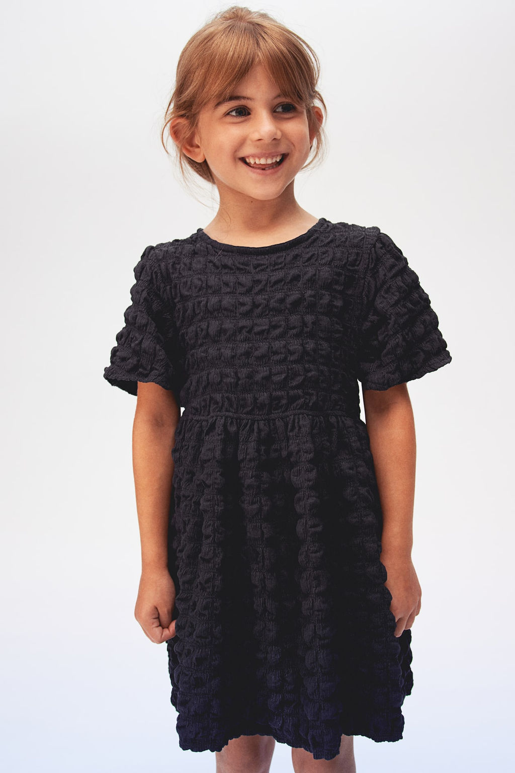 Vestido en punto con estructura - H&m фото 2